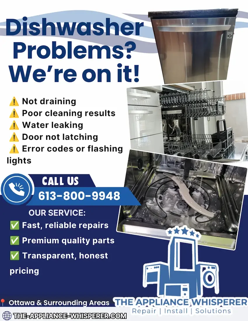 Dishwasher repair in Ottawa Flyer