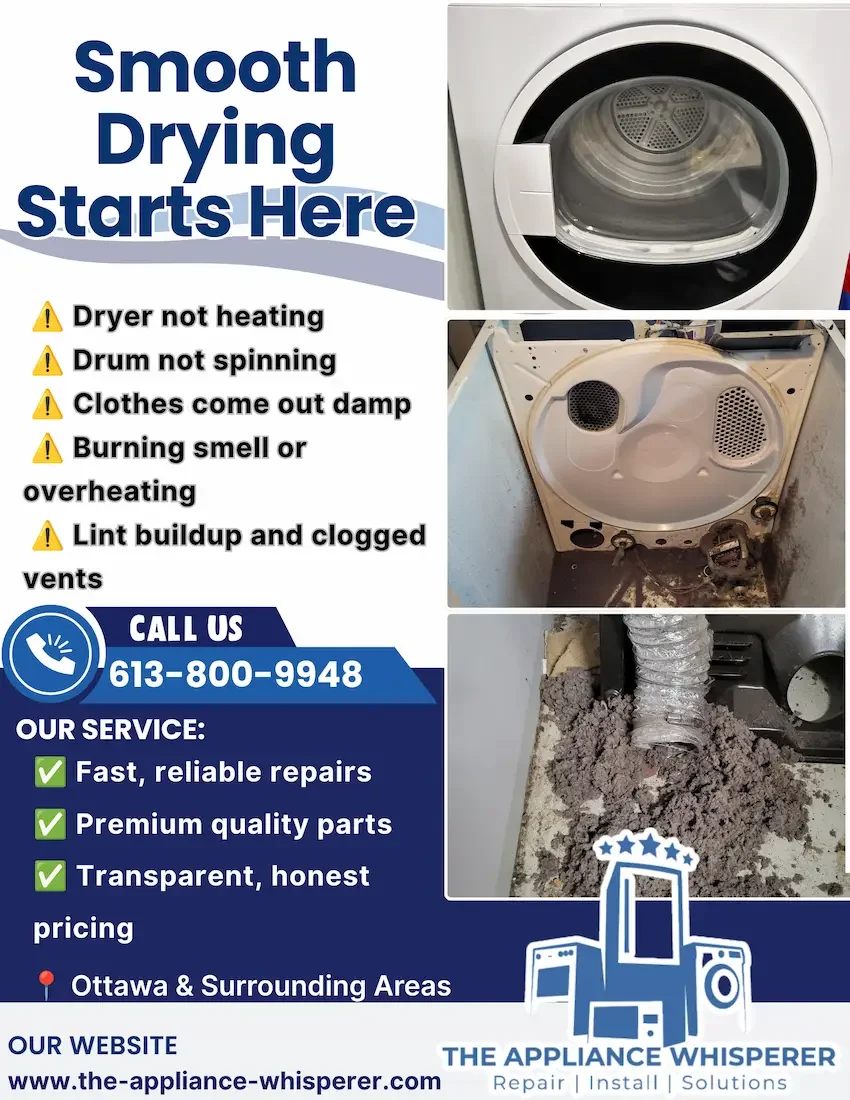 Dryer repair flyer ottawa