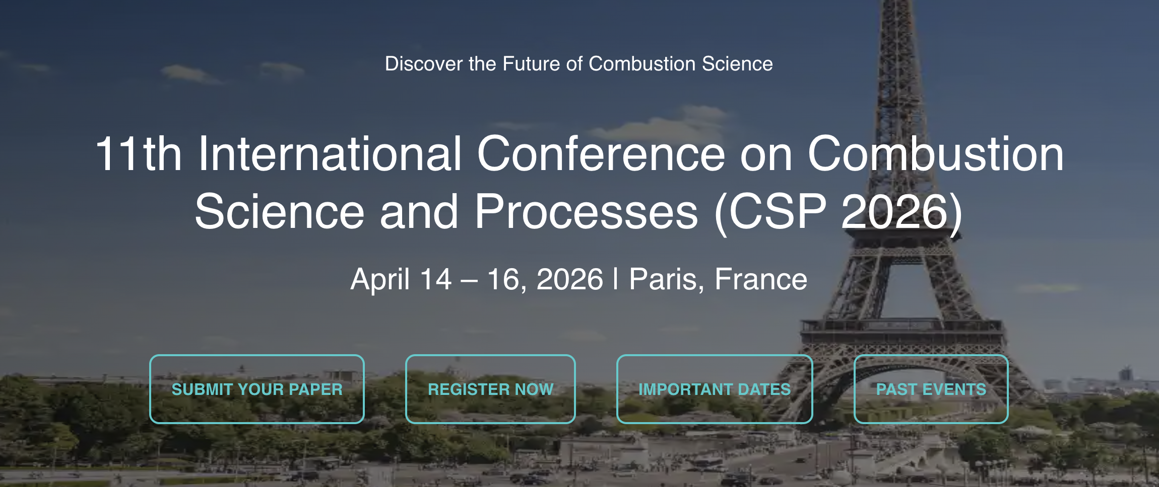 11th International Conference on Combustion Science and Processes (CSP 2026)