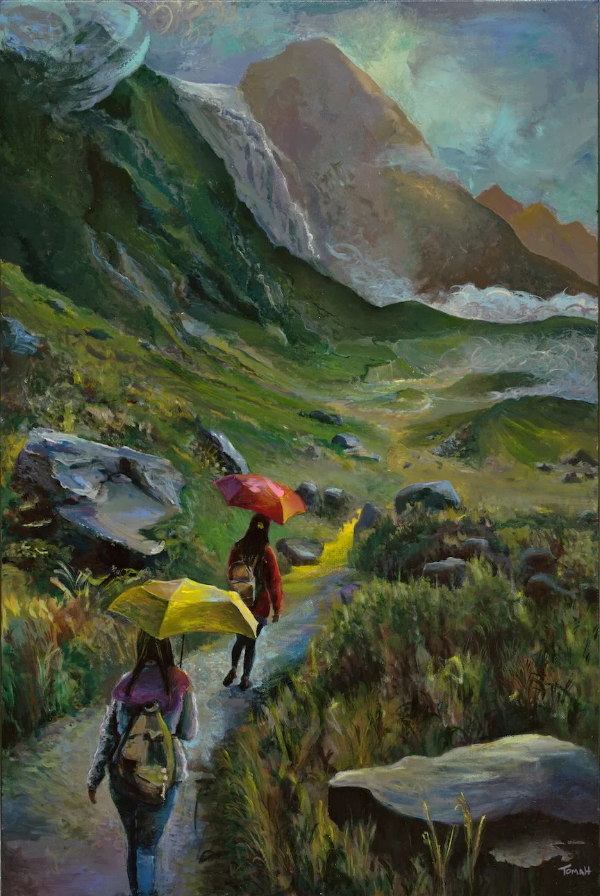 Two Hikers 24x36