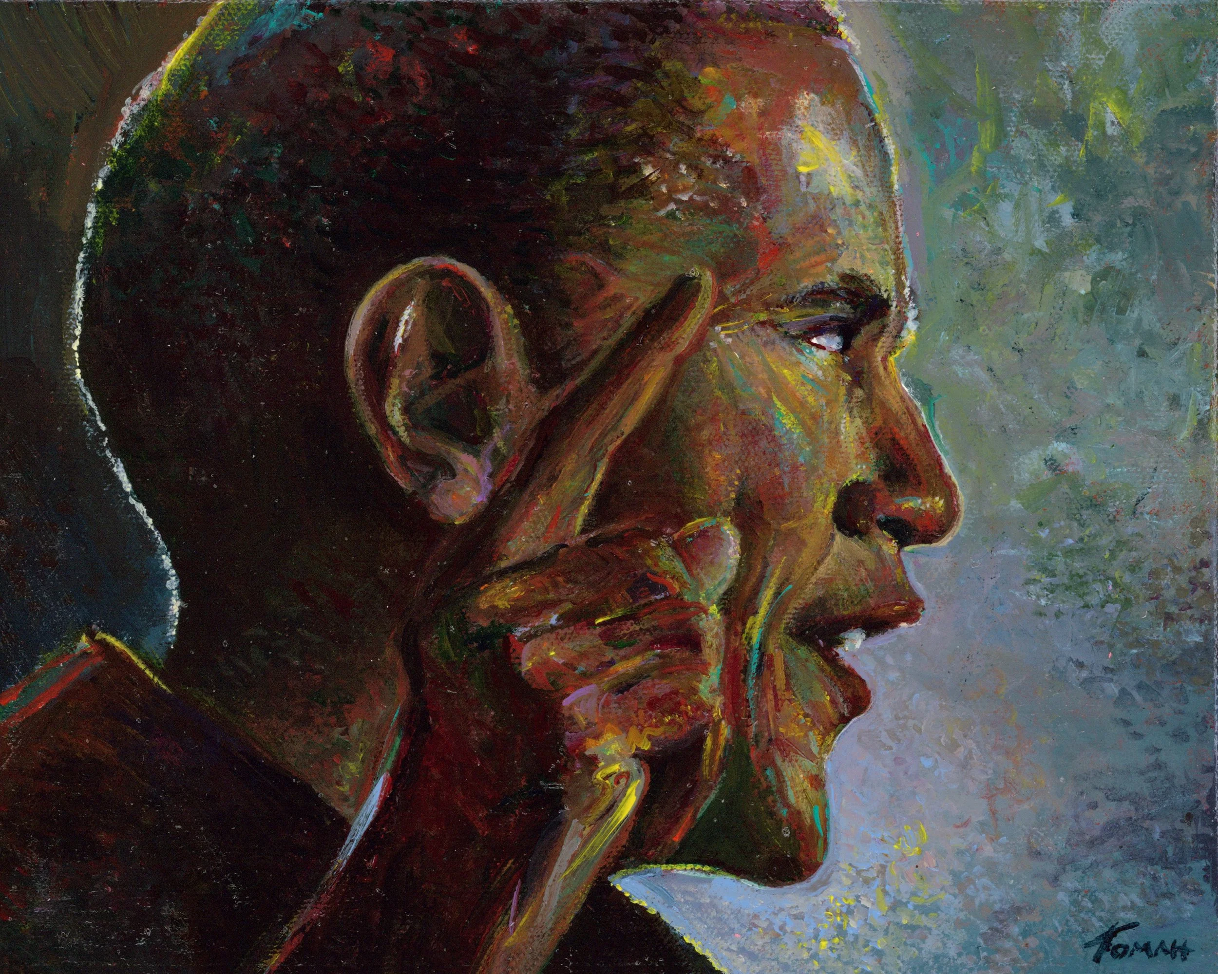 Sen. Obama, Eve of 08 Election 8x10