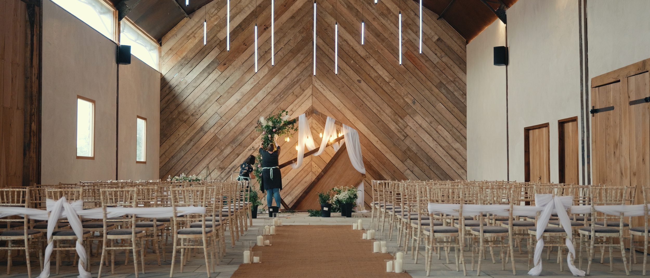 cambridgeshire wedding videographer barn venue