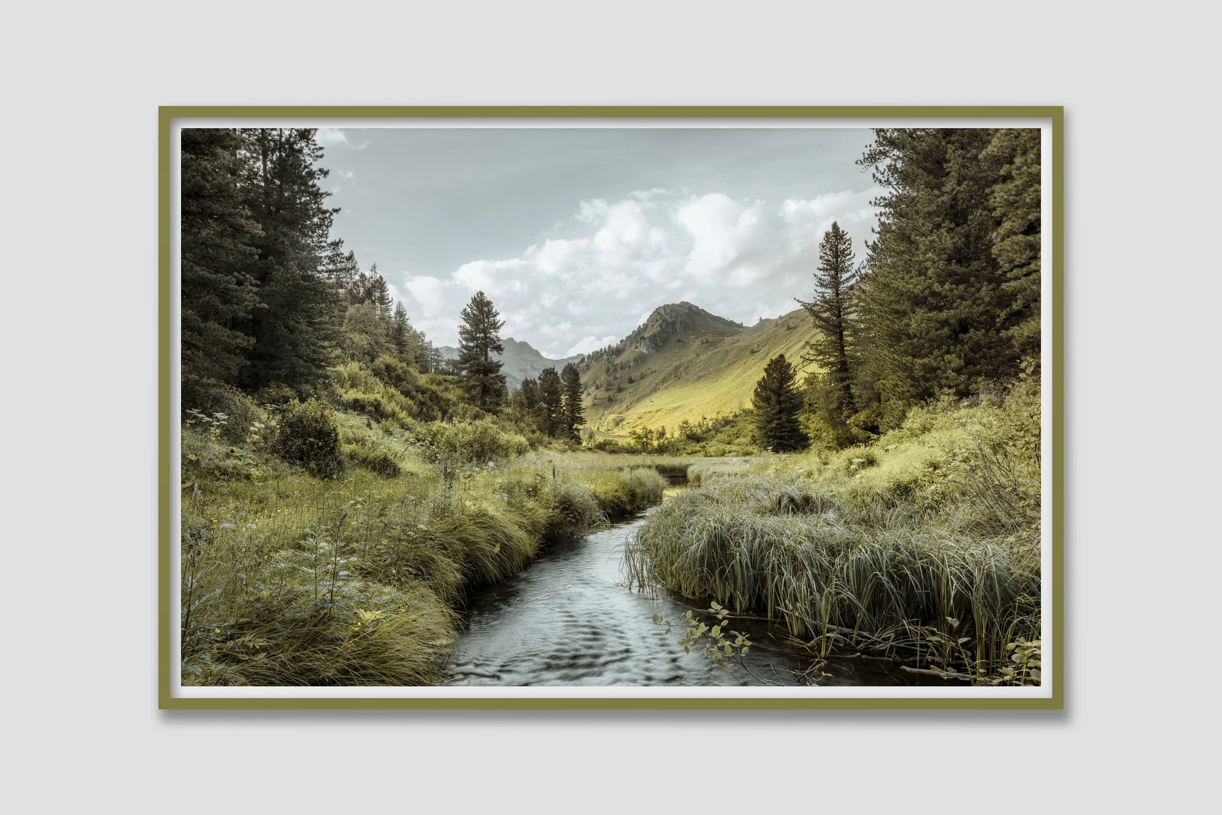 LAND 13 - colored frame to match the mood