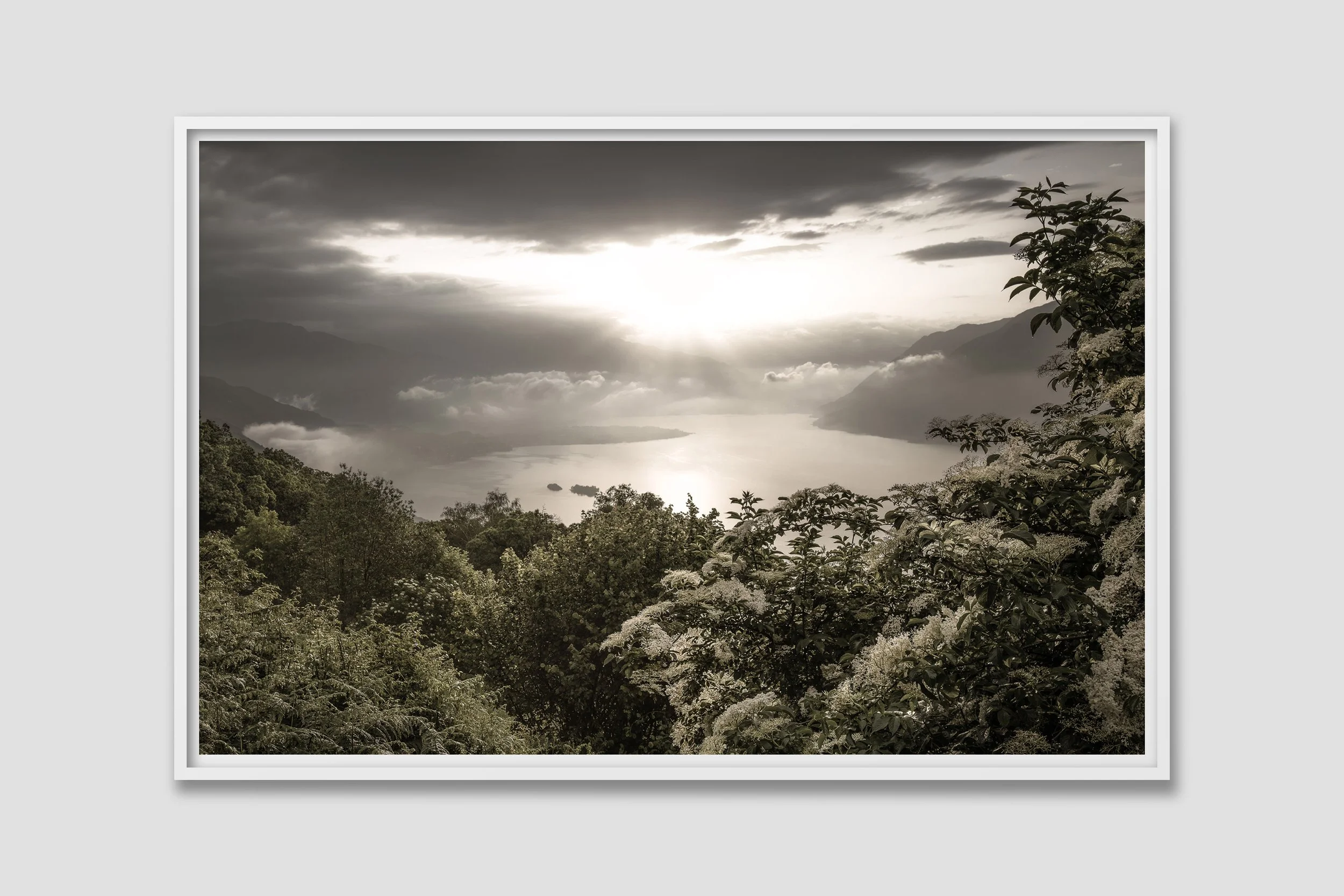 LAND 11 - white frame