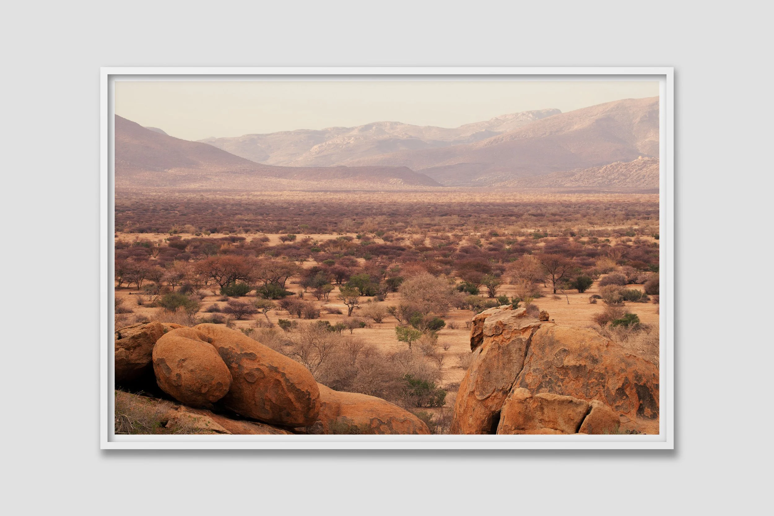 DESERT 09 - white frame