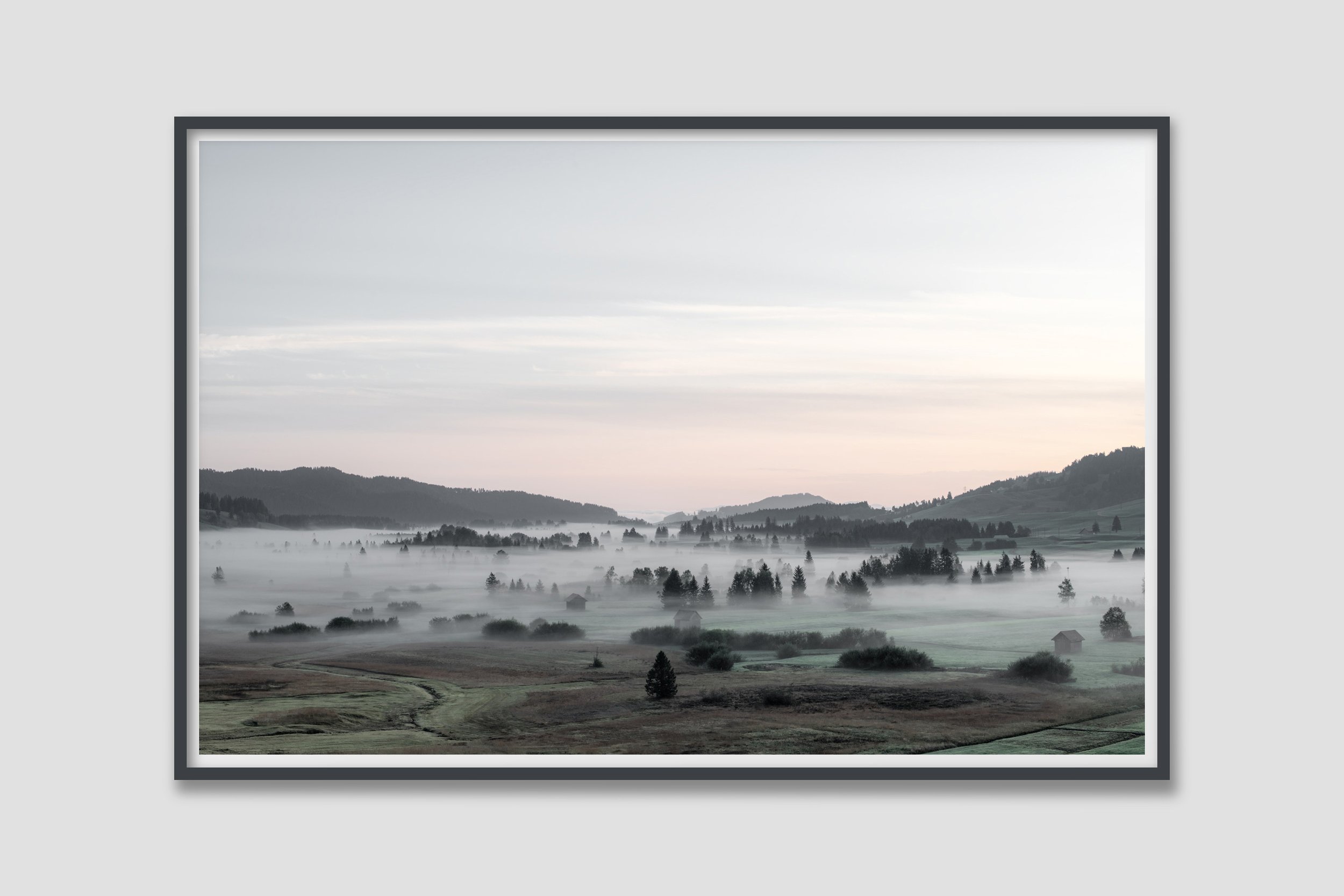 LAND 01 - colored frame to match the mood