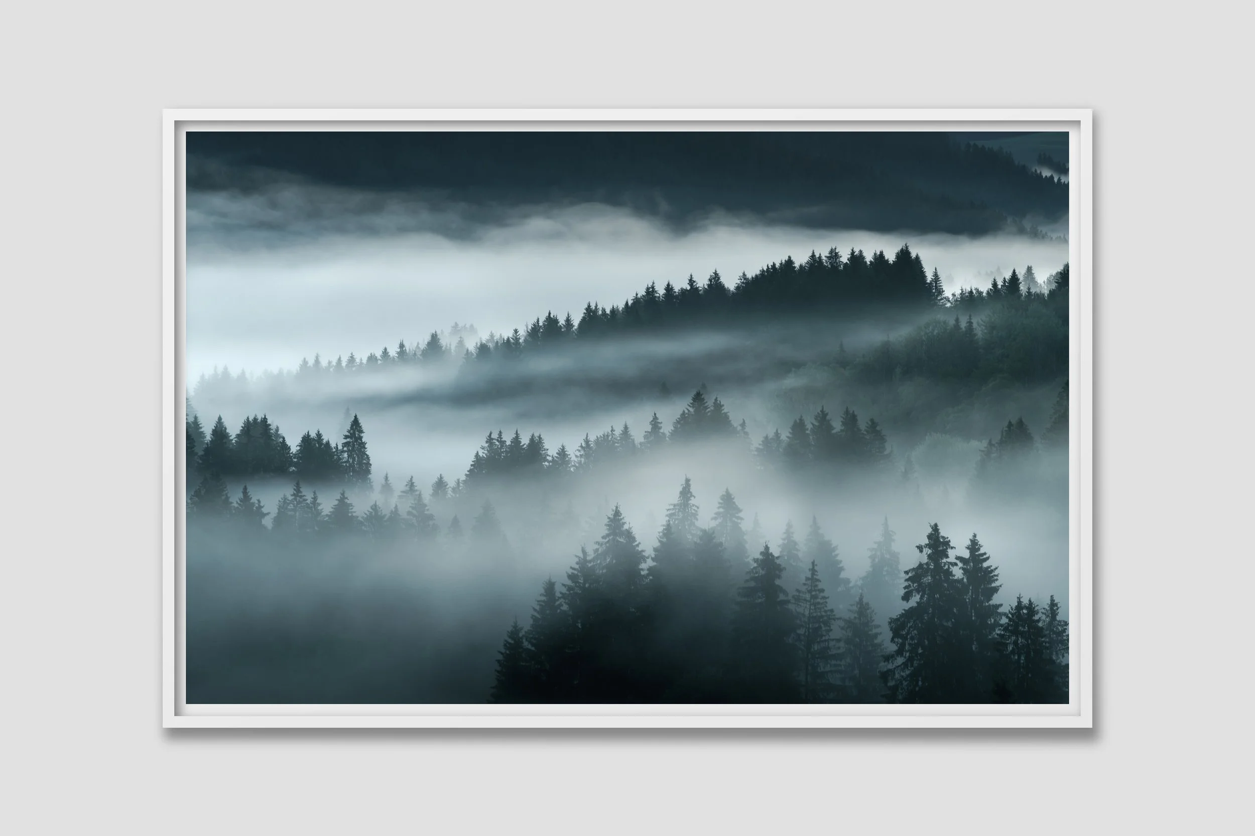 LAND 02 - white frame