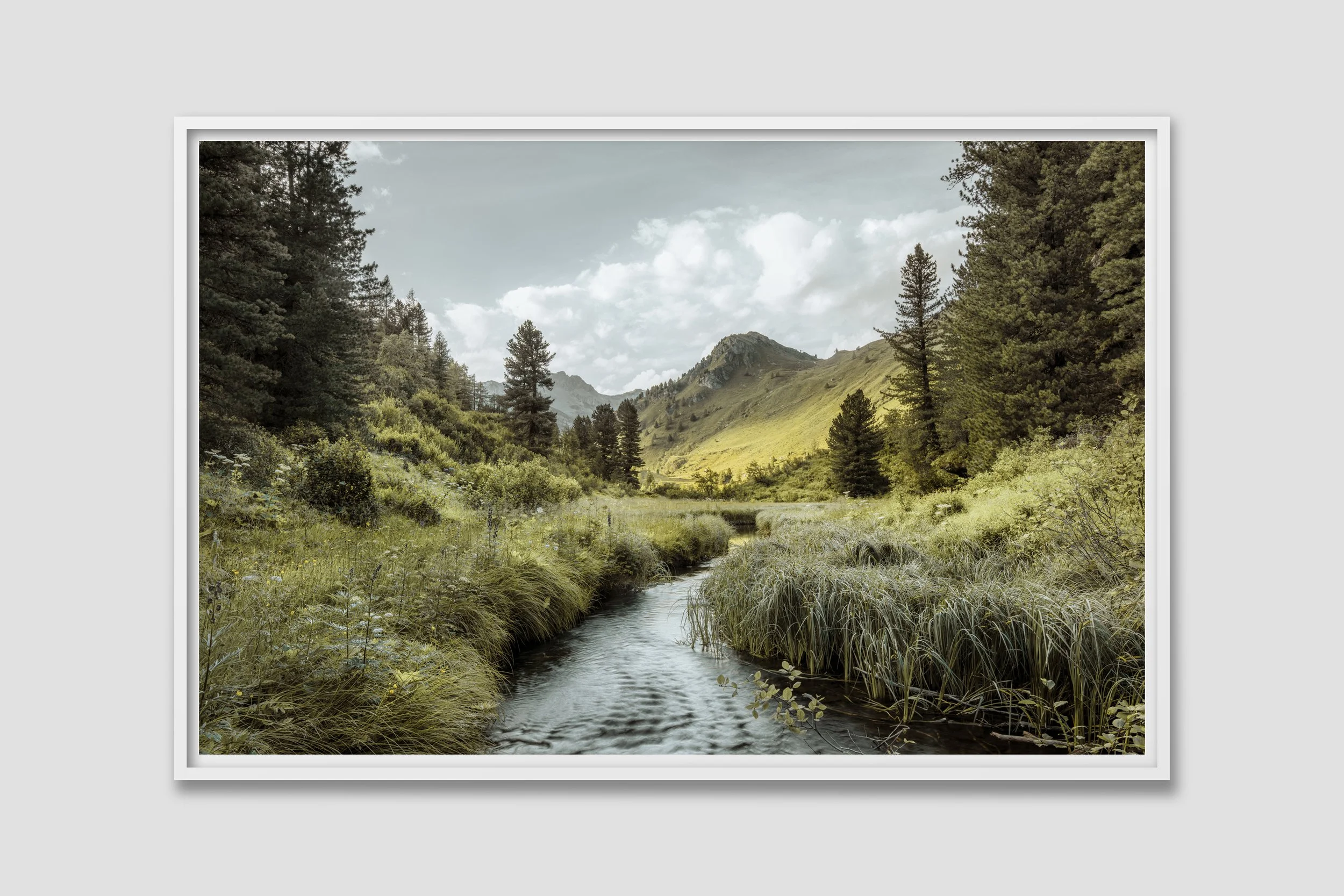 LAND 13 - white frame
