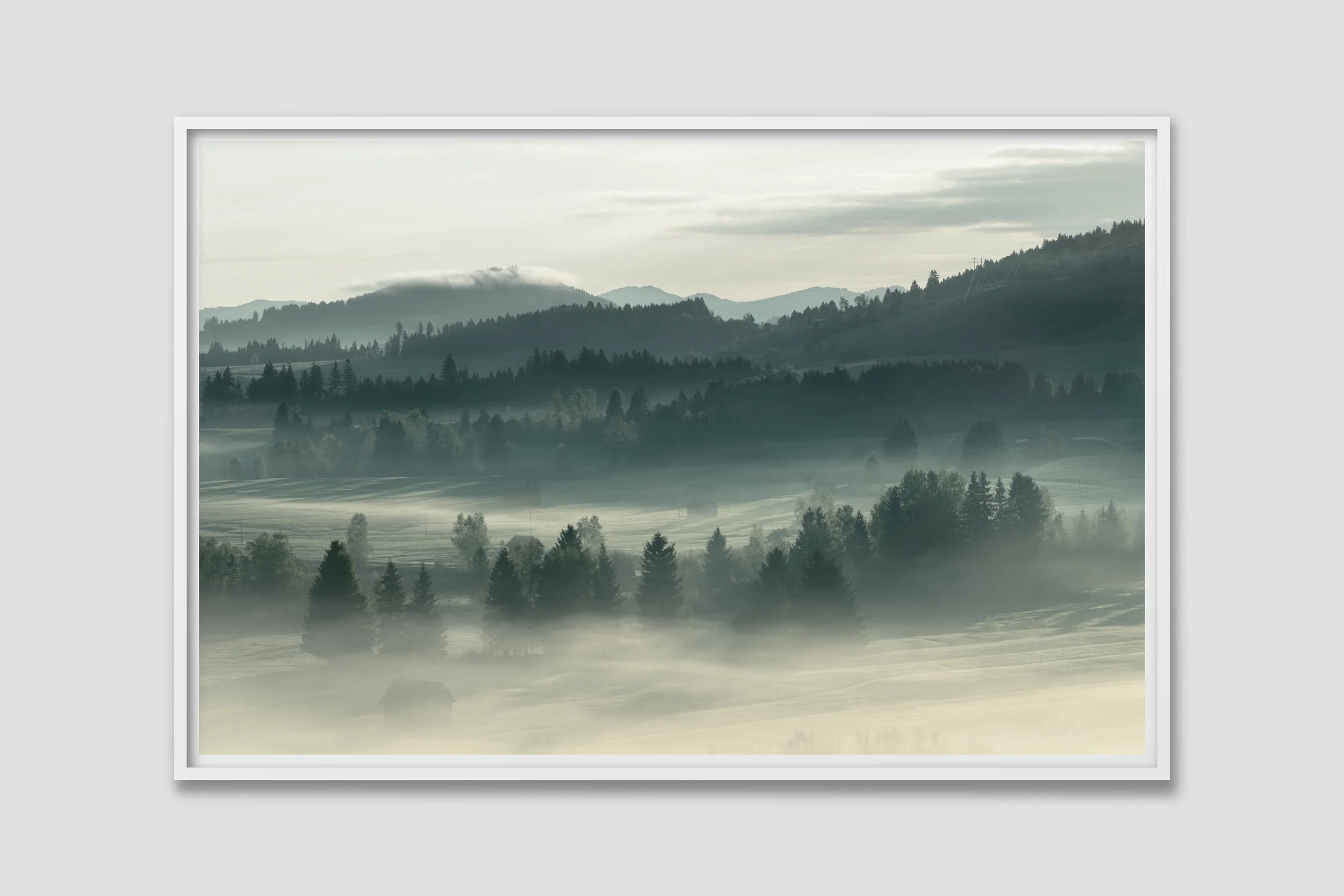 LAND 15 - white frame