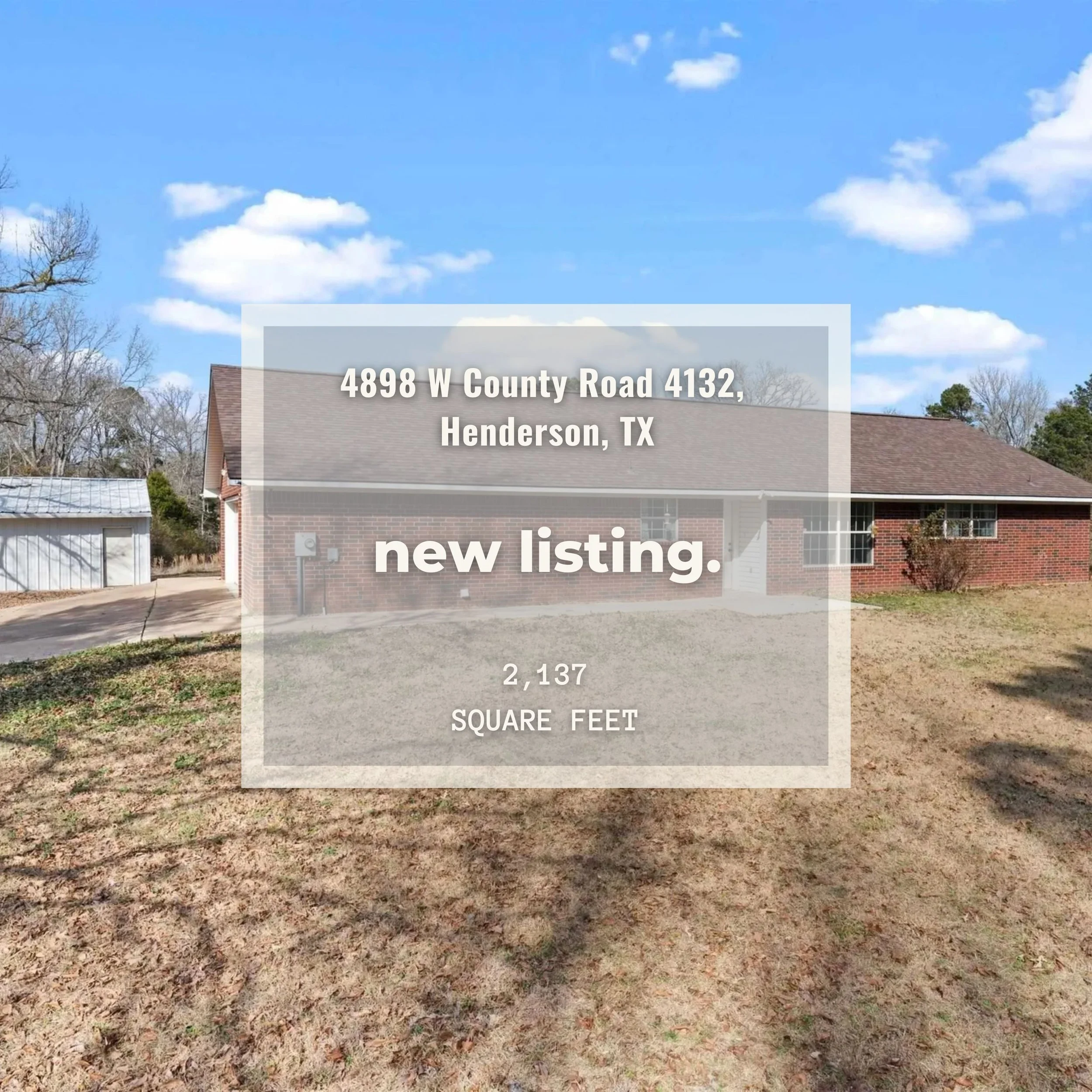4898 W County Road 4132, Henderson, TX 