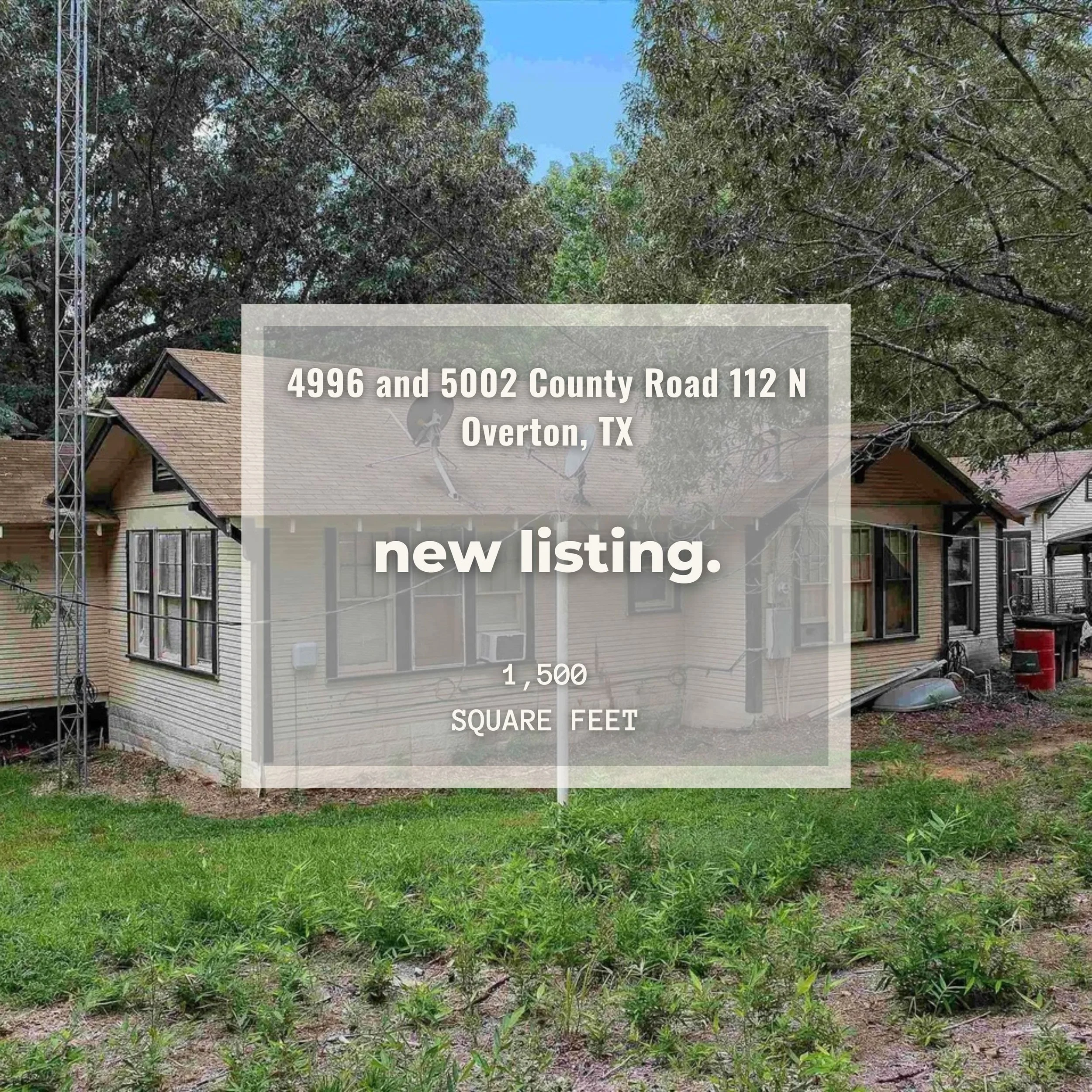 4996 and 5002 County Road 112 N, Overton