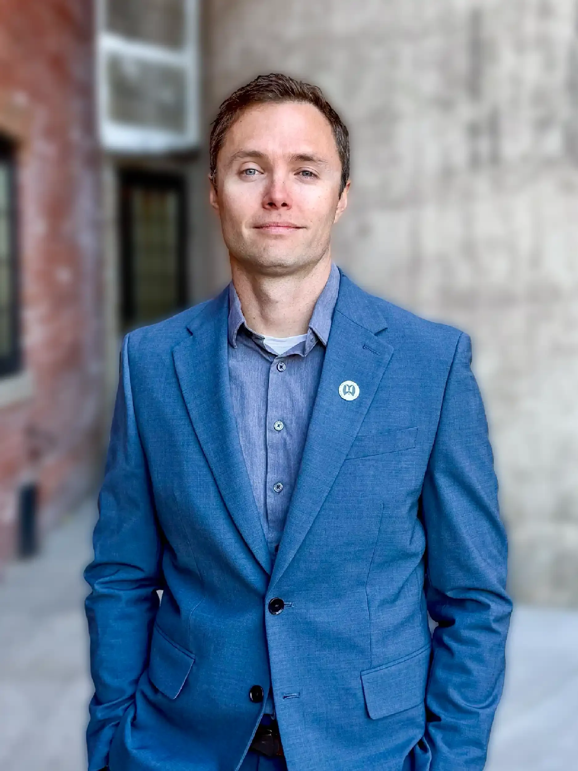 A headshot of Steve Shchurowsky, a partner at Young & Wright Architectural