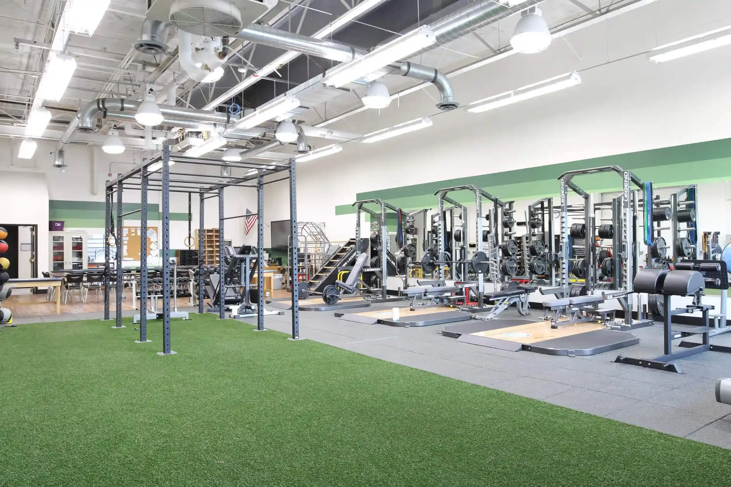 Exercise science lab at Erie 1 BOCES Harkness Career & Technical Center