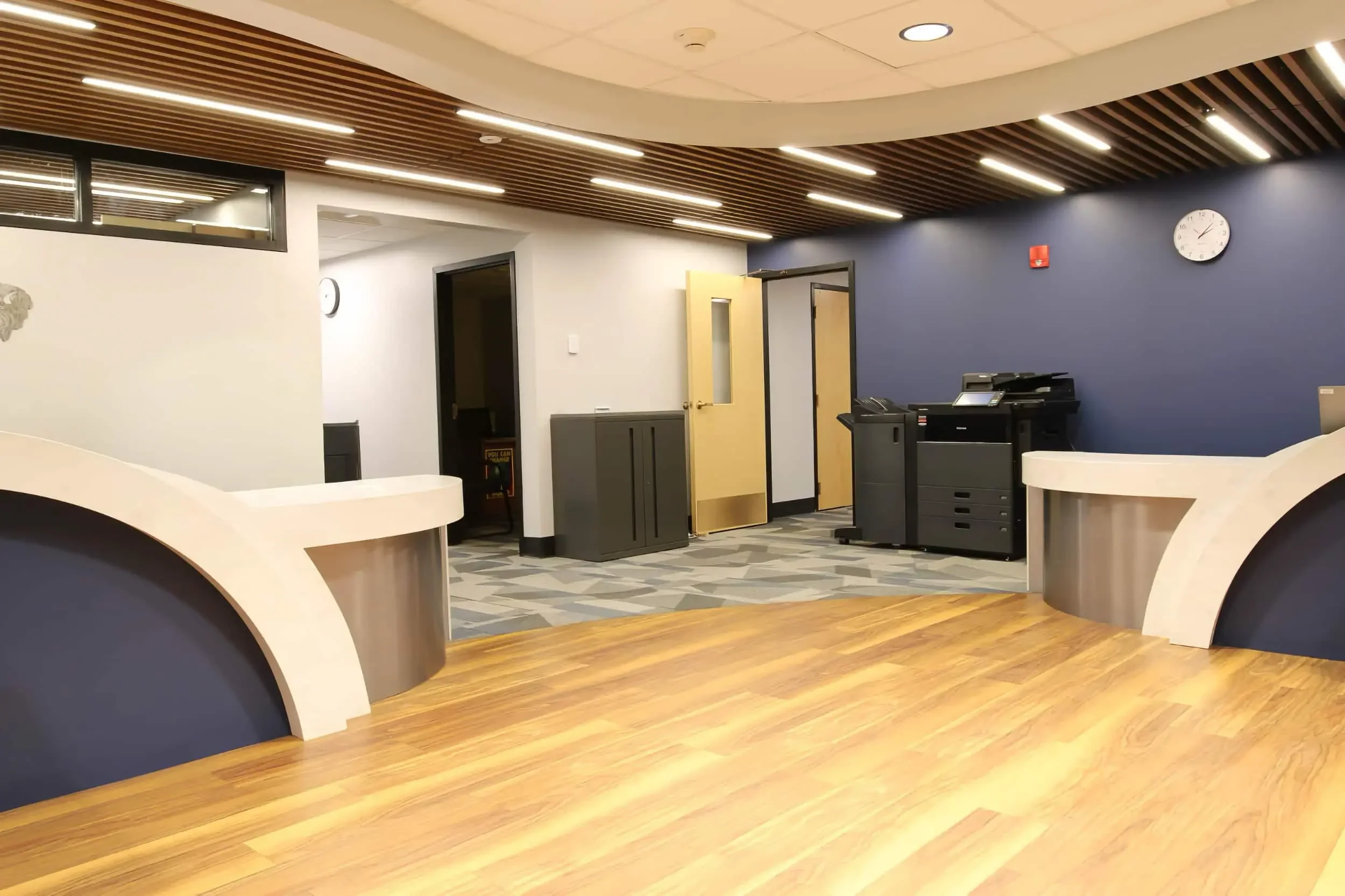 A conference room at Erie 1 BOCES Harkness Career & Technical Center
