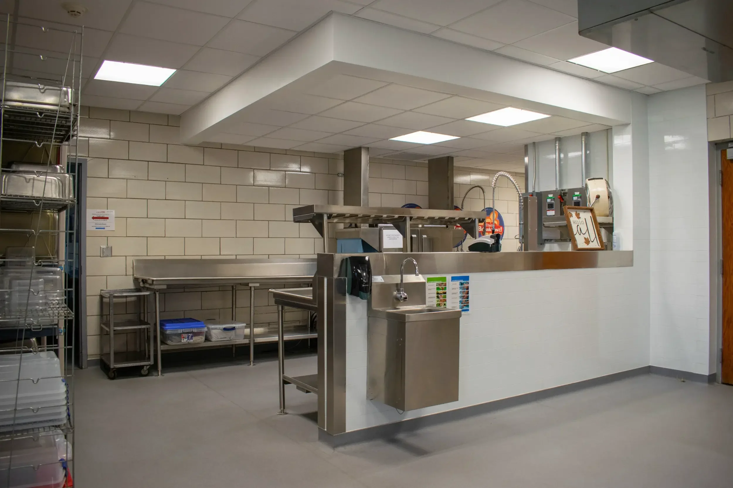 The revamped kitchen
