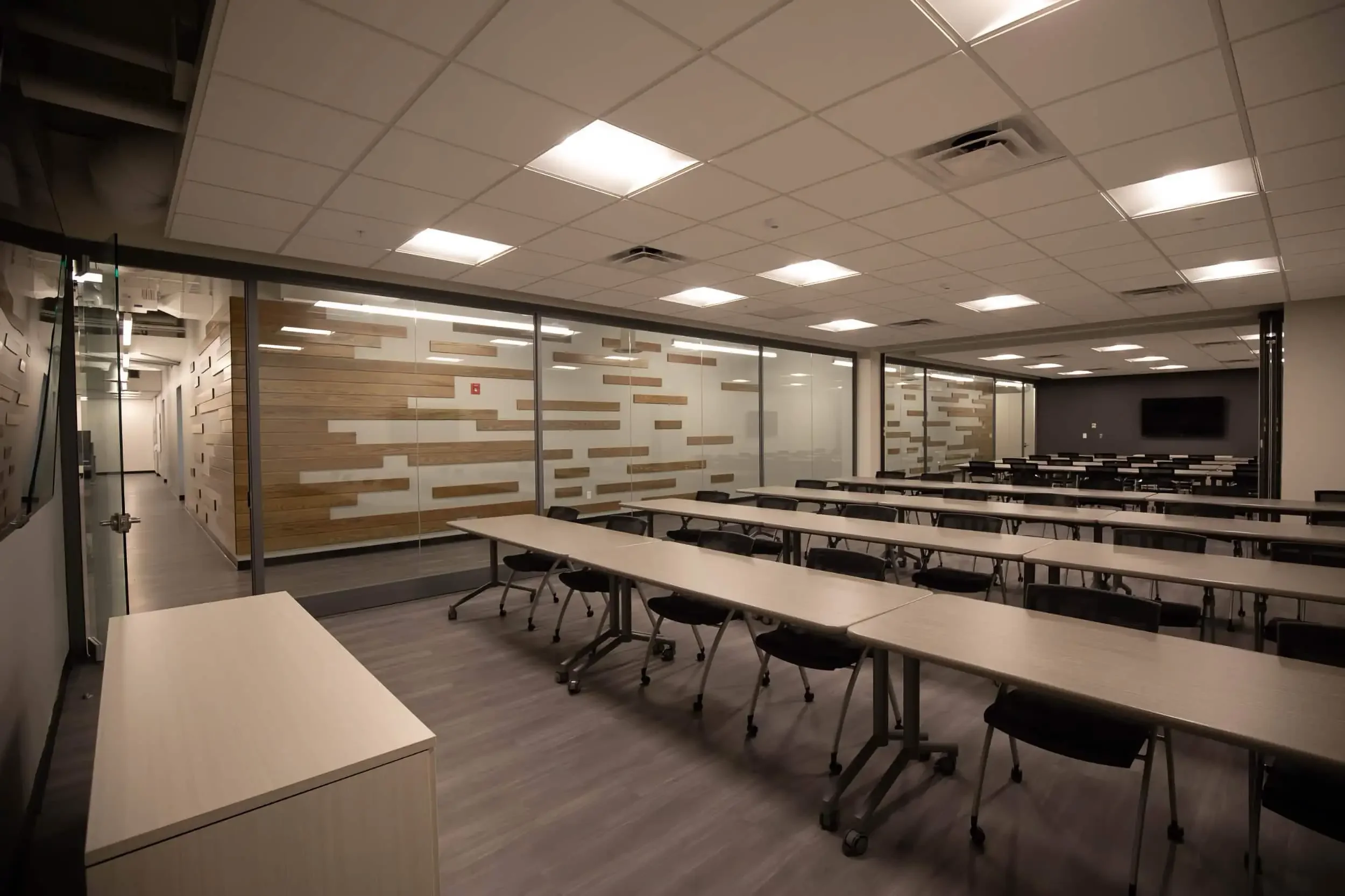 A conference room at Erie 1 BOCES campus