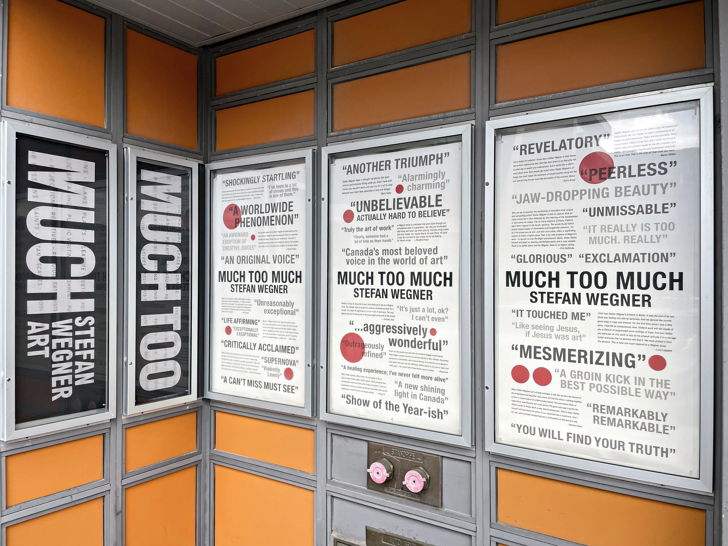 Stefan Wegner Much Too Much Conceptual Art Solo Show