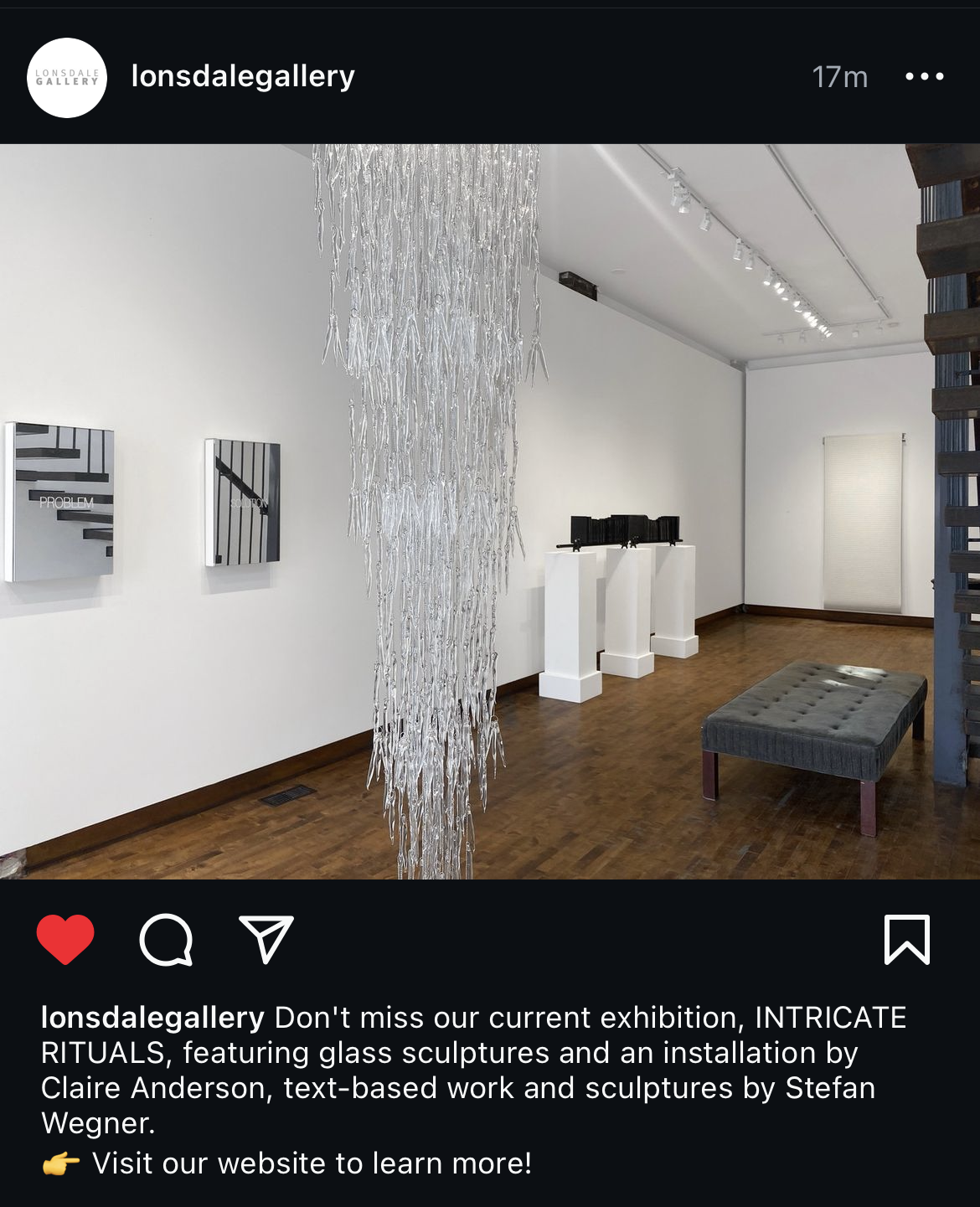 Stefan Wegner Conceptual Art Show Lonsdale Gallery Intricate Rituals