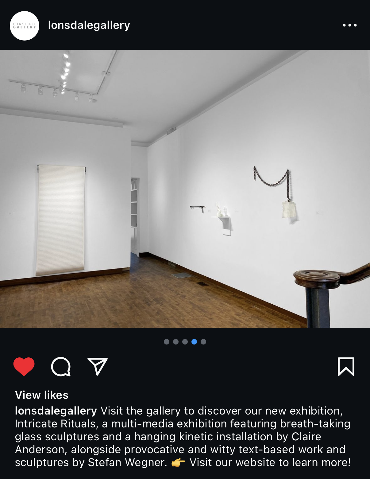 Stefan Wegner Conceptual Art Show Lonsdale Gallery Intricate Rituals