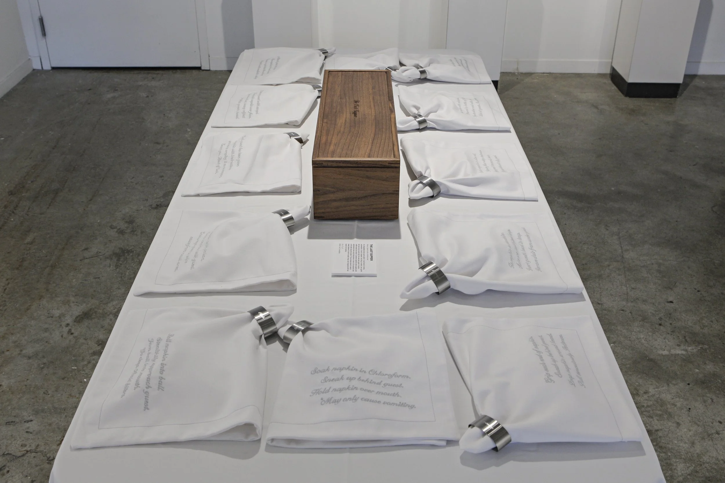 Stefan Wegner Conceptual Art The Last Supper detail