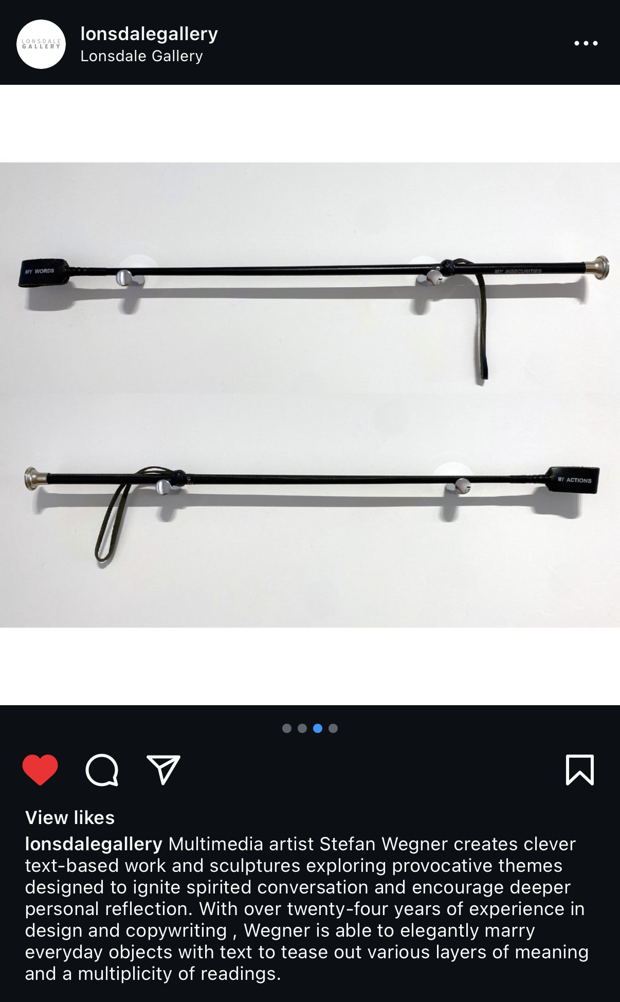 Stefan Wegner Conceptual Art Show Lonsdale Gallery Intricate Rituals