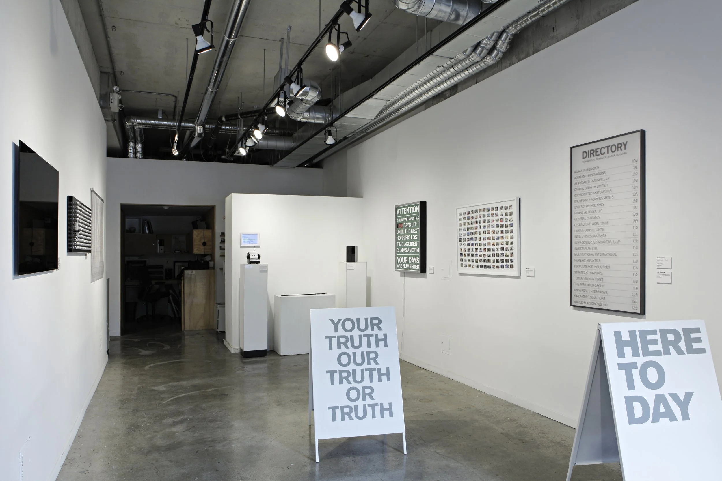 Stefan Wegner Much Too Much Conceptual Art Solo Show