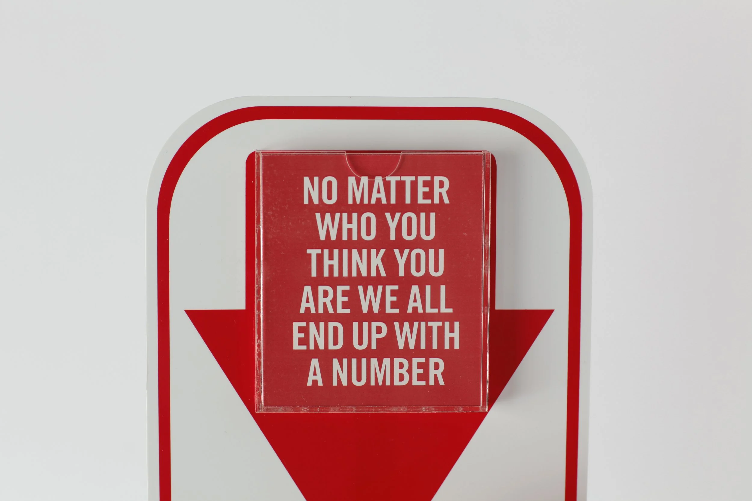 Stefan Wegner Conceptual Art Just Take Ticket detail