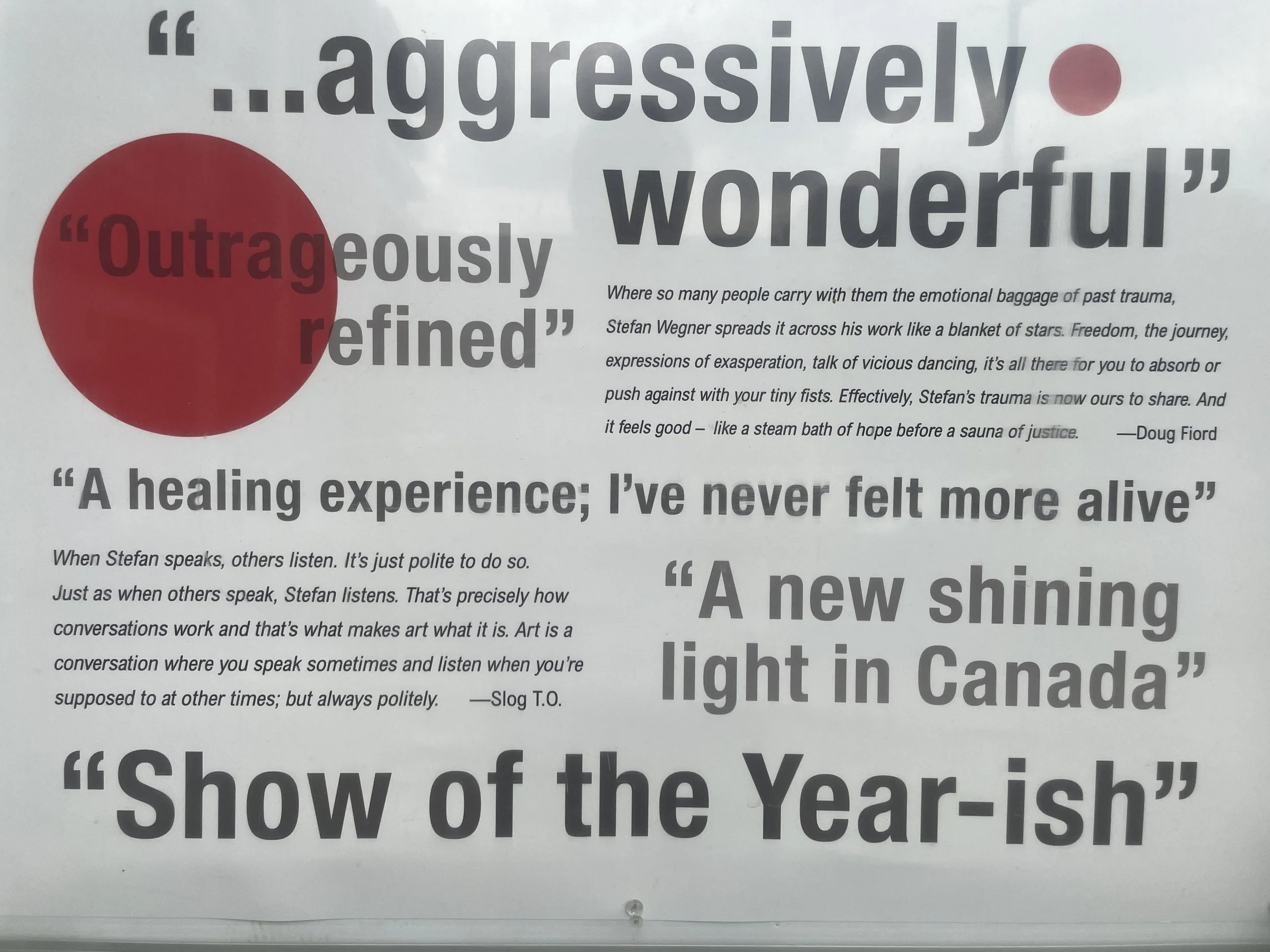 Stefan Wegner Much Too Much Conceptual Art Solo Show