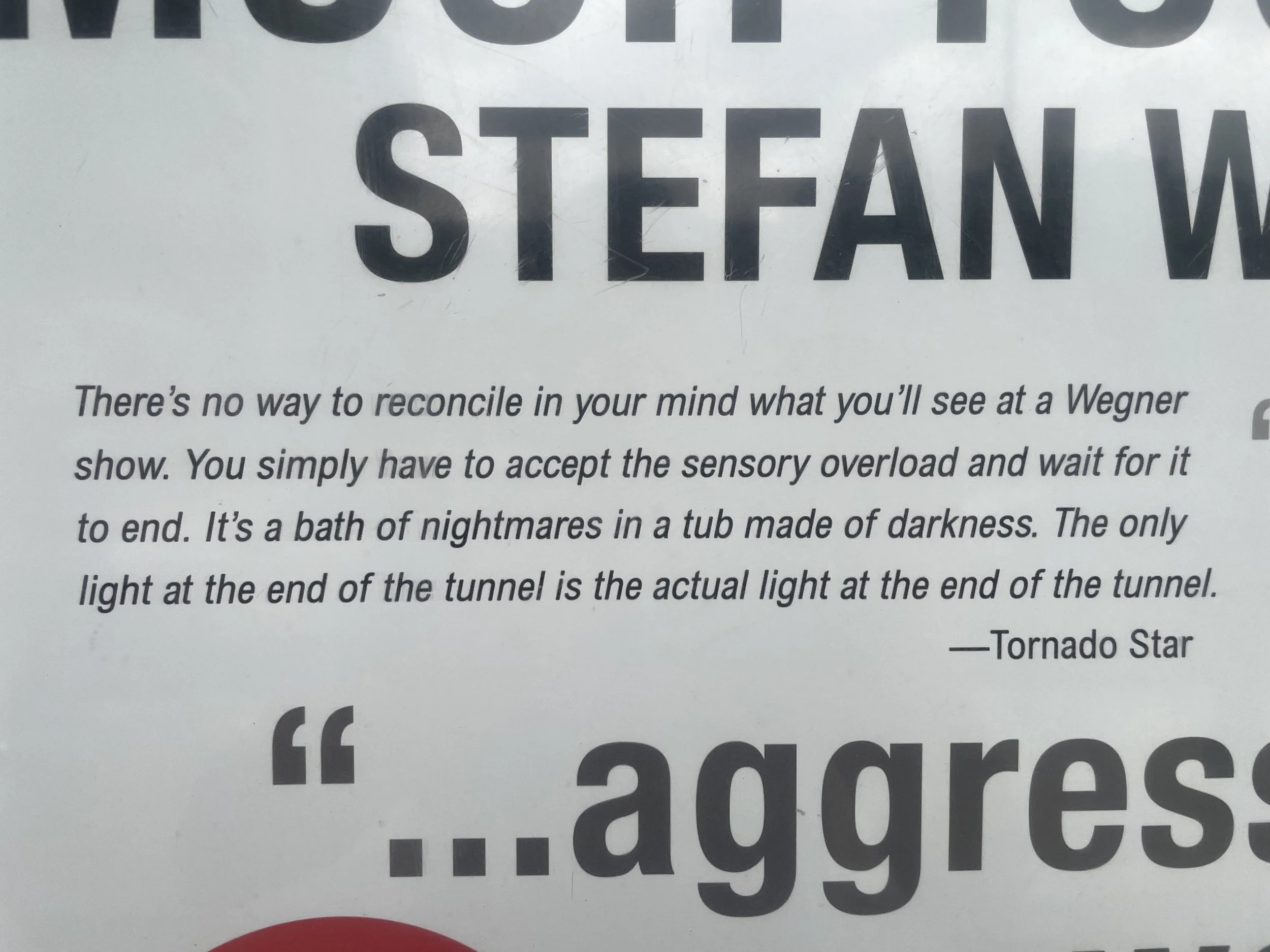 Stefan Wegner Much Too Much Conceptual Art Solo Show
