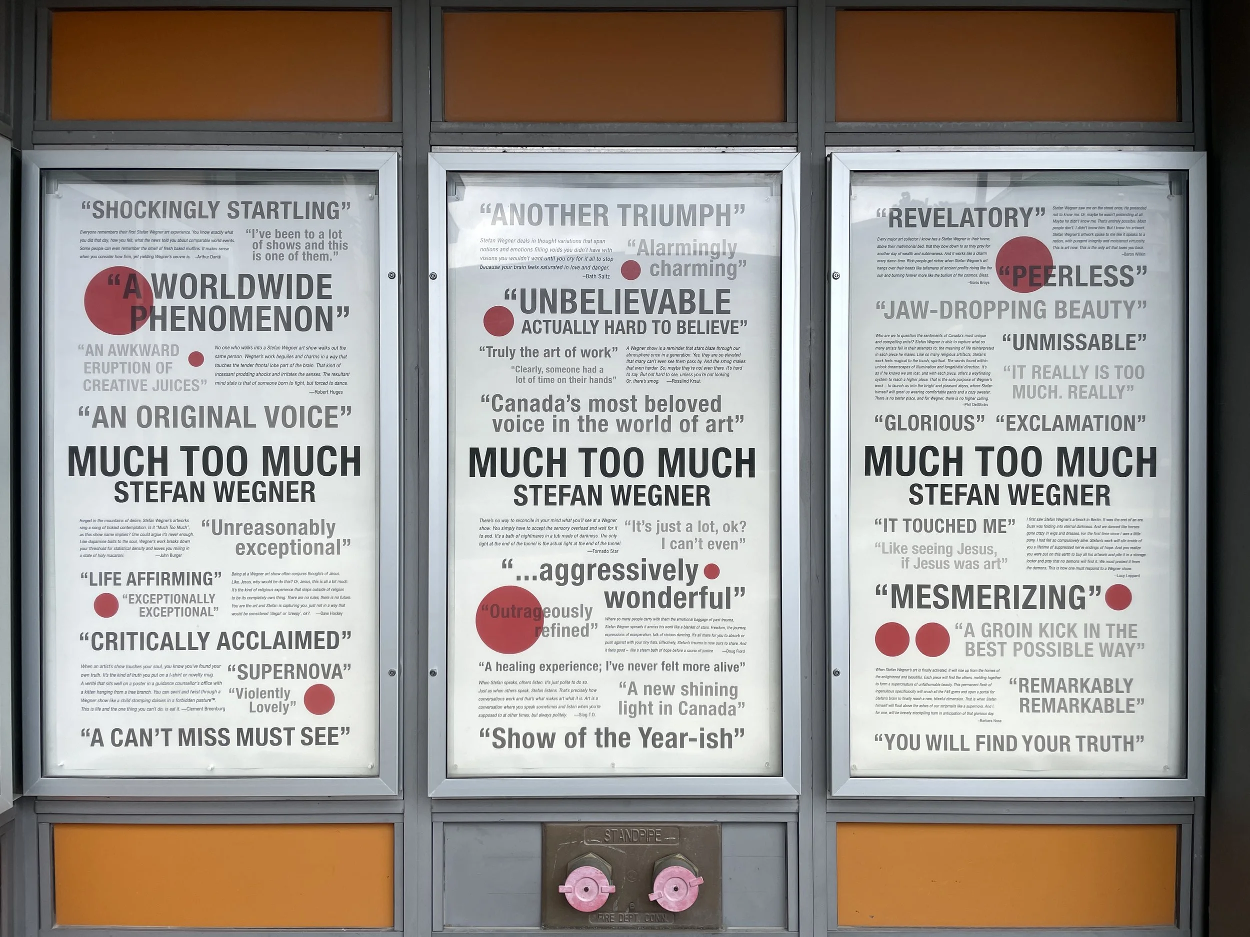 Stefan Wegner Much Too Much Conceptual Art Solo Show