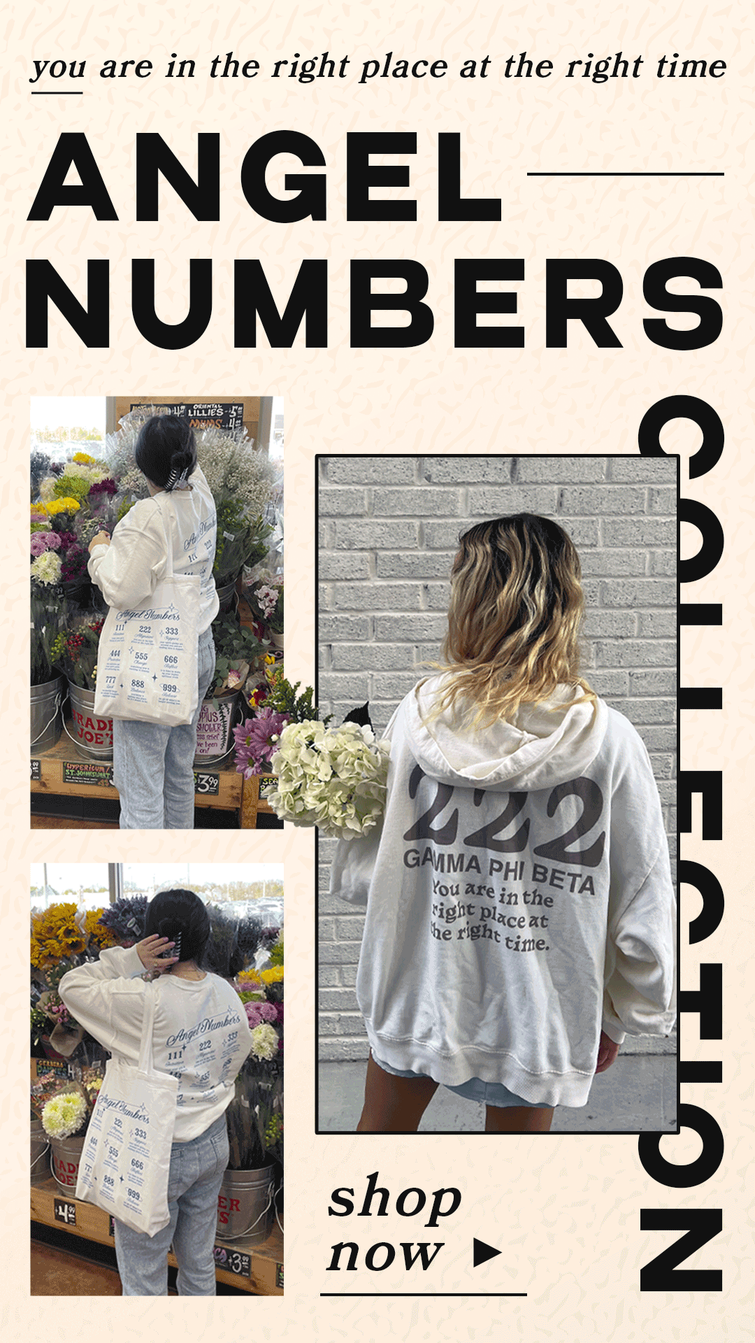 Angel Numbers Collection drop Instagram story post