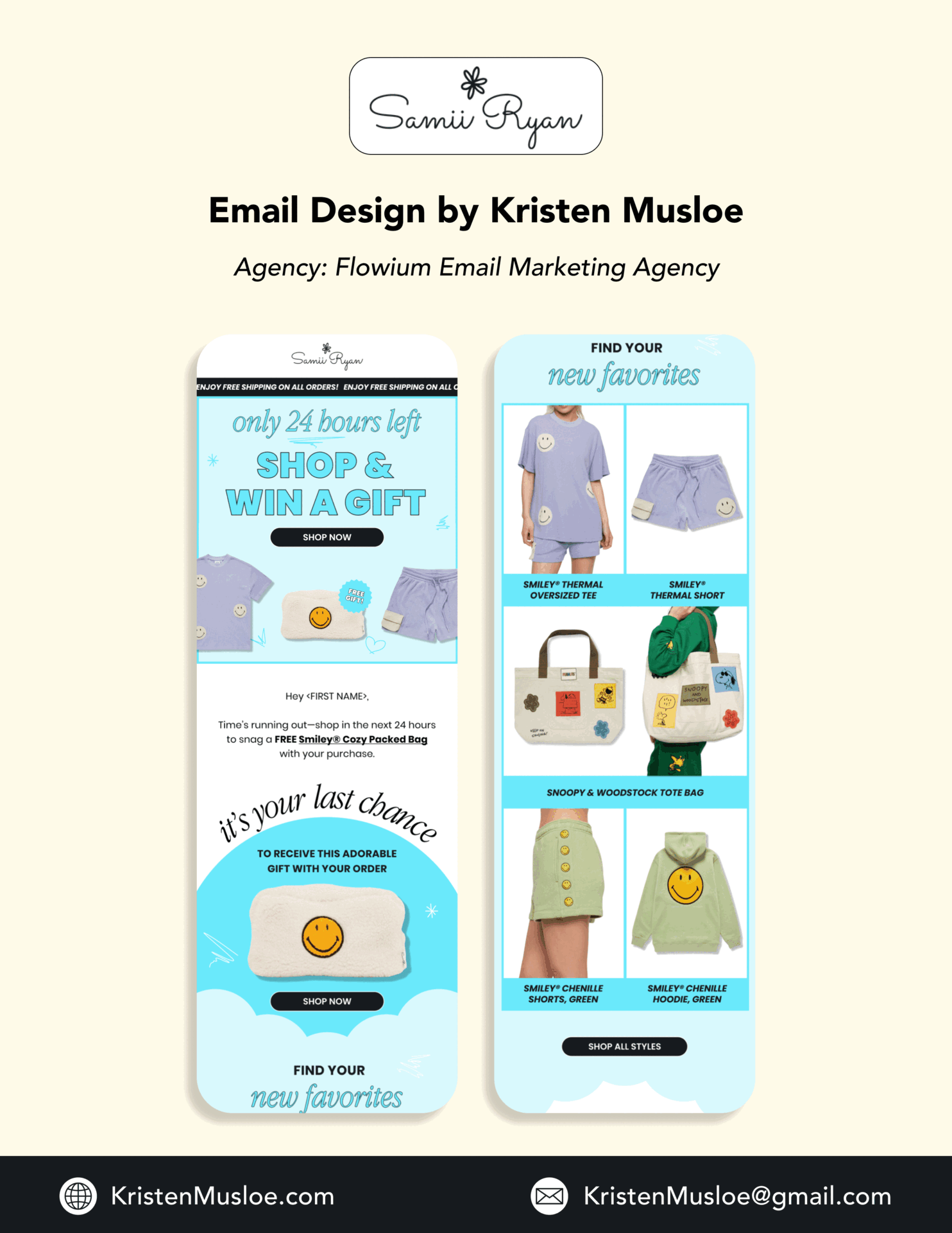 Samii Ryan Email Design