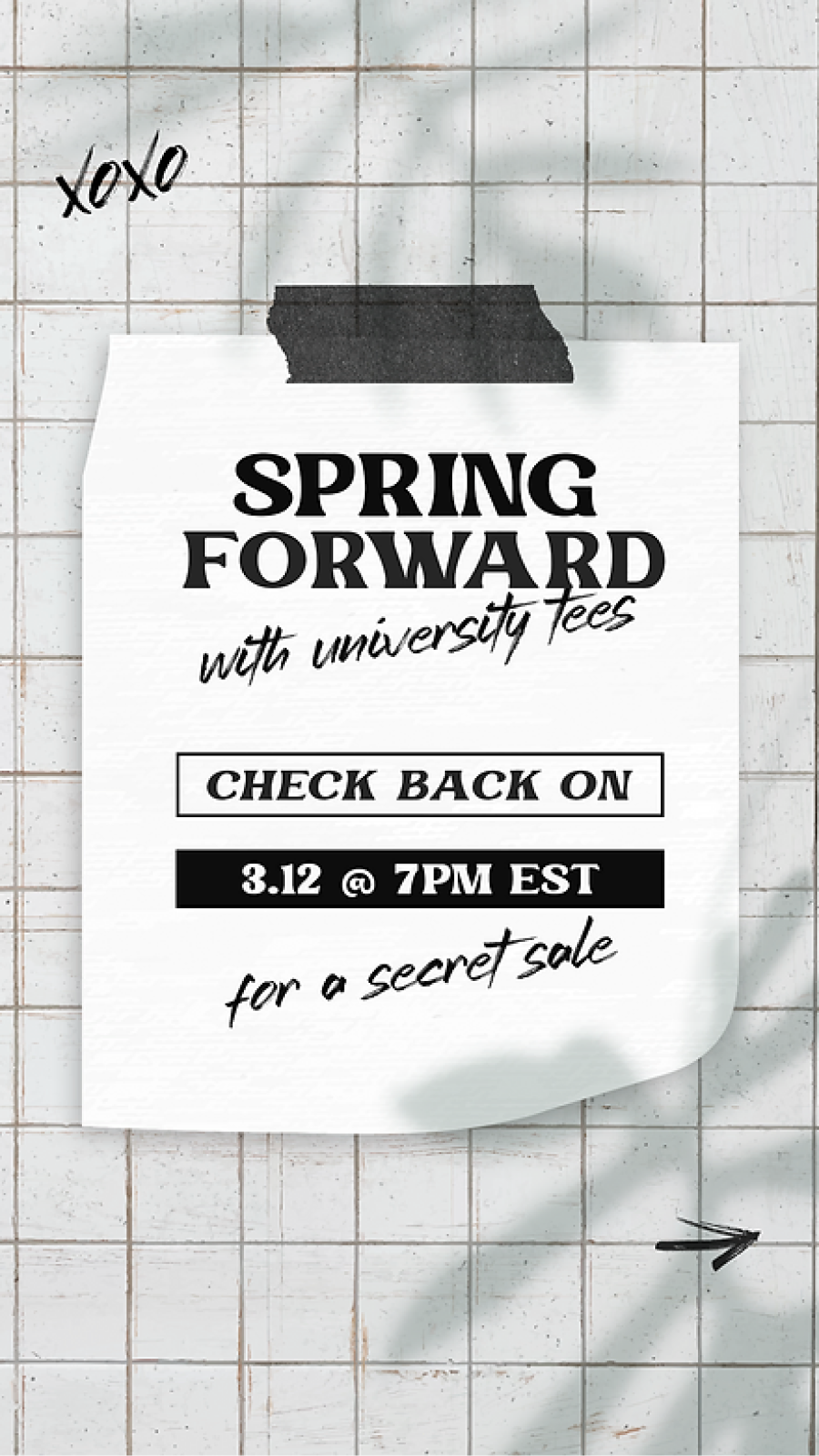 Spring Forward Teaser Instagram story