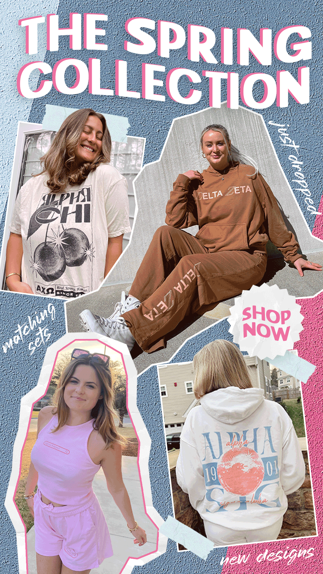 The Spring Collection launch Instagram Story