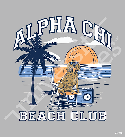 Greek Org Beach Club Design