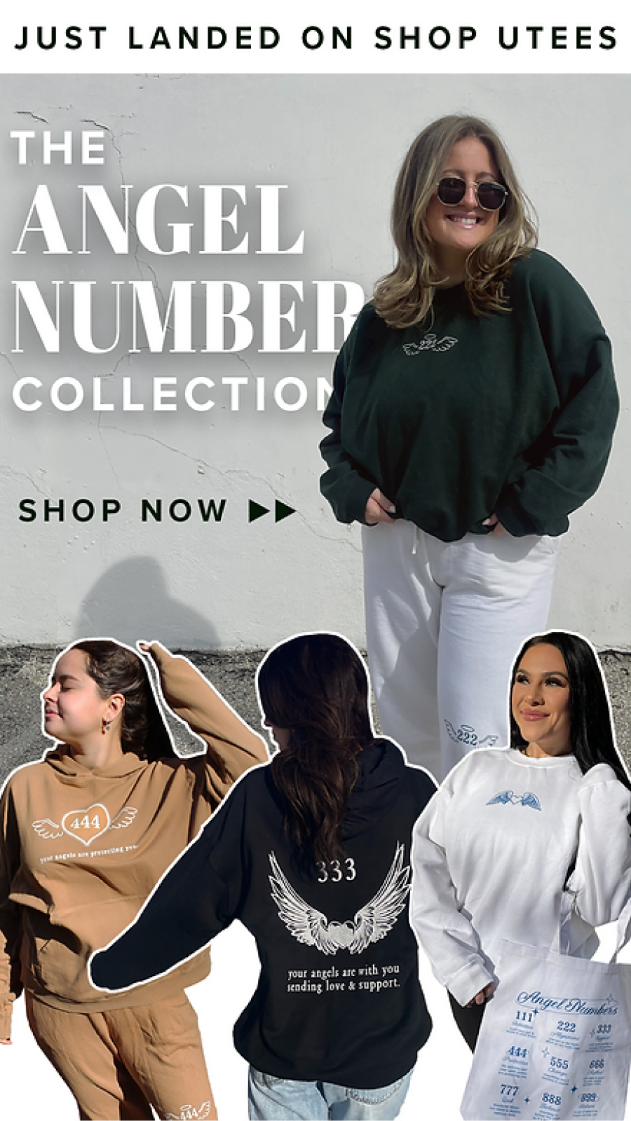 Angel Numbers Collection drop Instagram story post