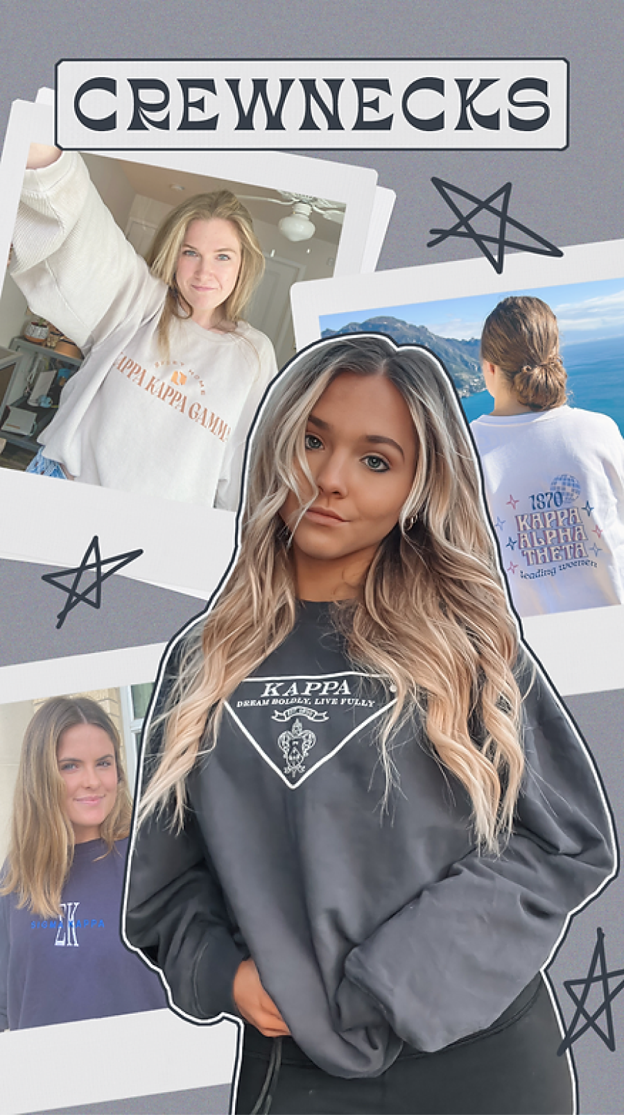 Crewneck highlight Instagram story