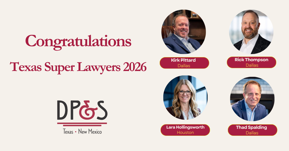 2026 Texas Super Lawyers Honors