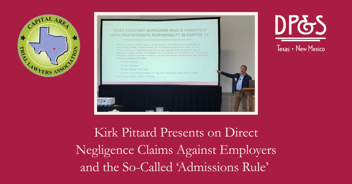 Kirk Pittard presents at CATLA