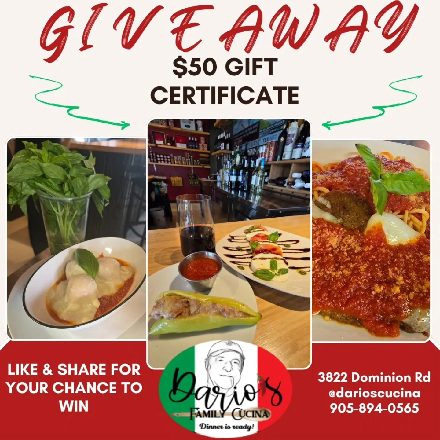 🚨 GIVEAWAY TIME 🚨 like &amp; share to your feed or story for a chance to win! For an extra chance tag a friend who you wound dine with 🍷 CHEERS and GOODLUCK 🍝