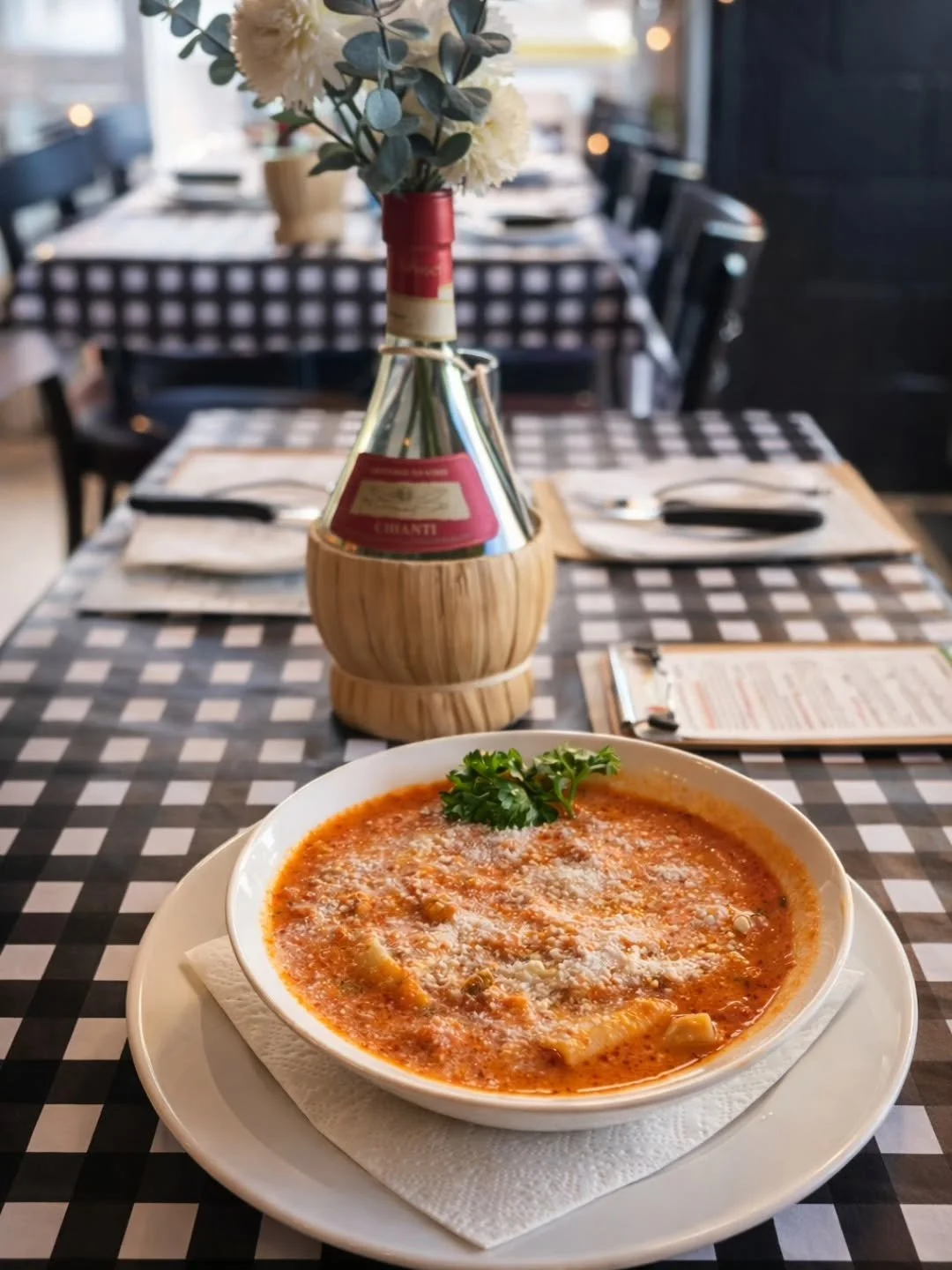🍅LASAGNA SOUP🍅
✨️Cozy &amp; appetizing✨️
Our Lasagna Soup has all the flavours you love in classic lasagna&mdash;rich tomato broth, tender pasta, savory meat, and melted cheese&mdash;served warm and comforting in every spoonful. Pure comfort in a b