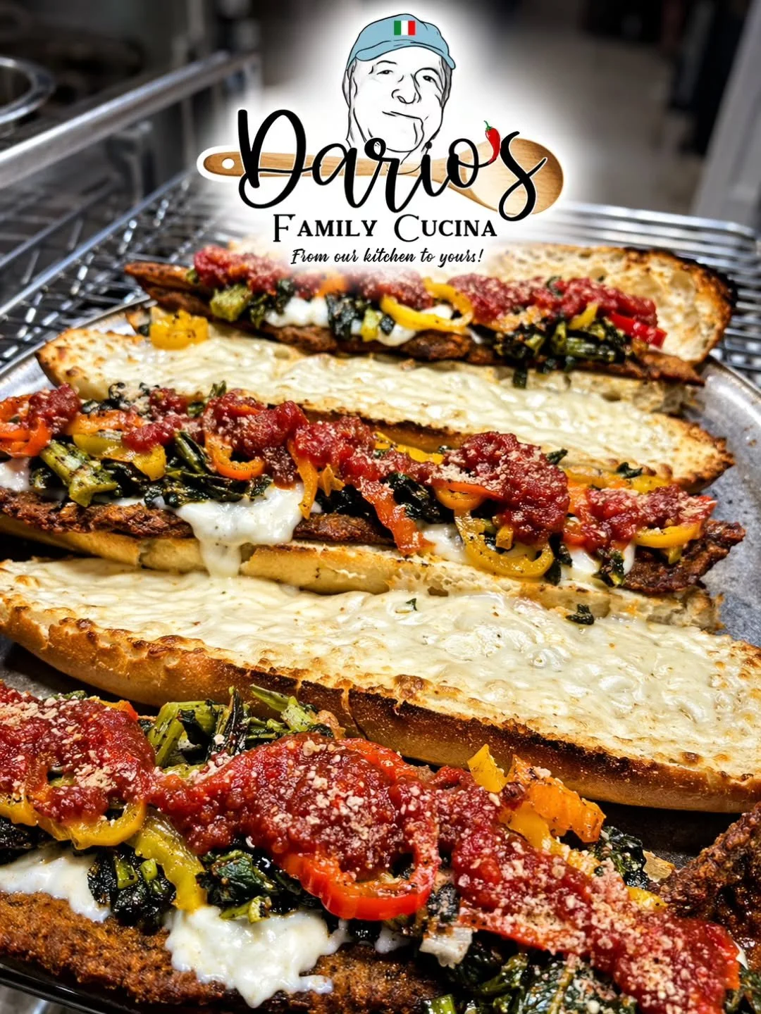 Meet our Josie Sandwich &mdash; and yes, it&rsquo;s every bit as incredible as it looks. 🔥

Built on a perfectly toasted garlic sub bun, layered with crispy veal, topped with rich red sauce, our signature garlic Dario sauce, fresh rapini, and finish