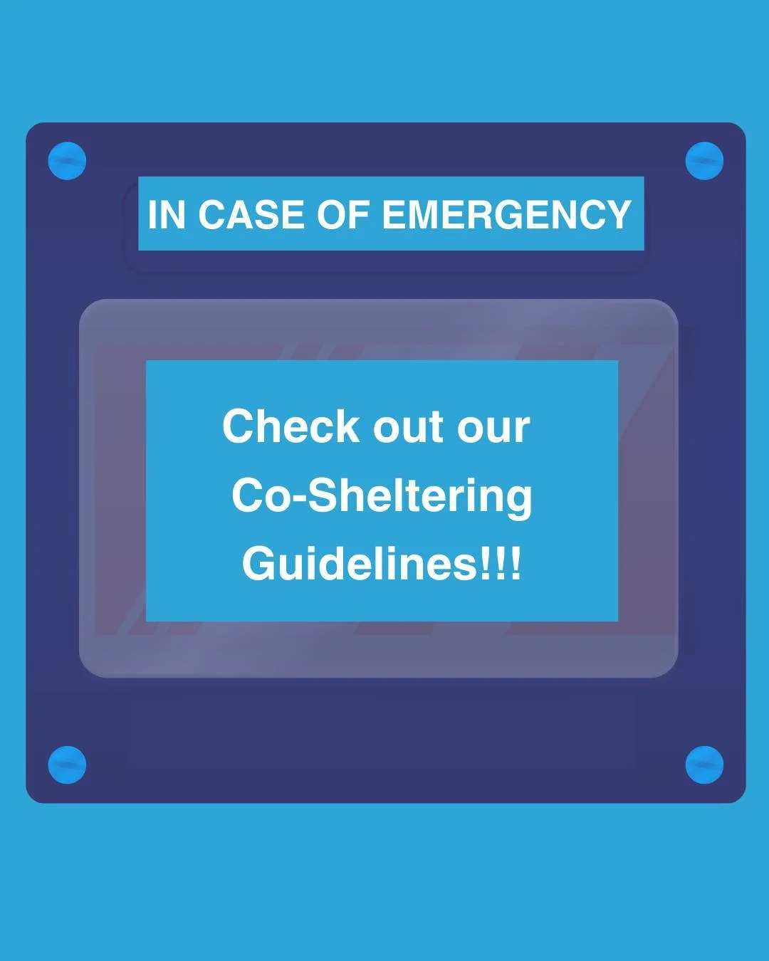 Emergency preparedness for the whole family! Get our expert-developed Animal Care Guidelines for Emergency Co-Sheltering and learn how to create safe, welcoming spaces for people and pets during crises.

Check it out alongside the other great resourc