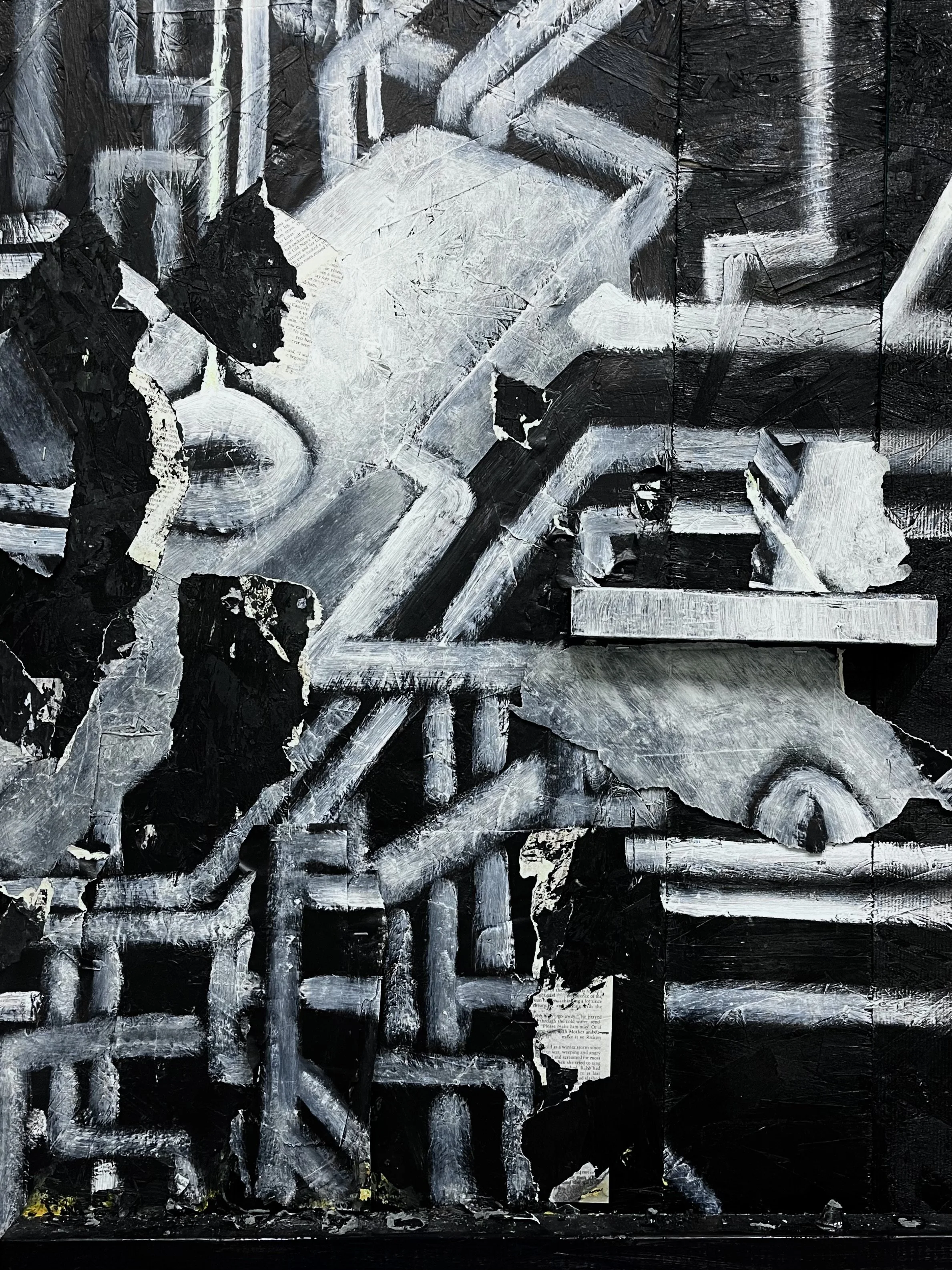 • i think - i know - oh well • (37 x 28 in)