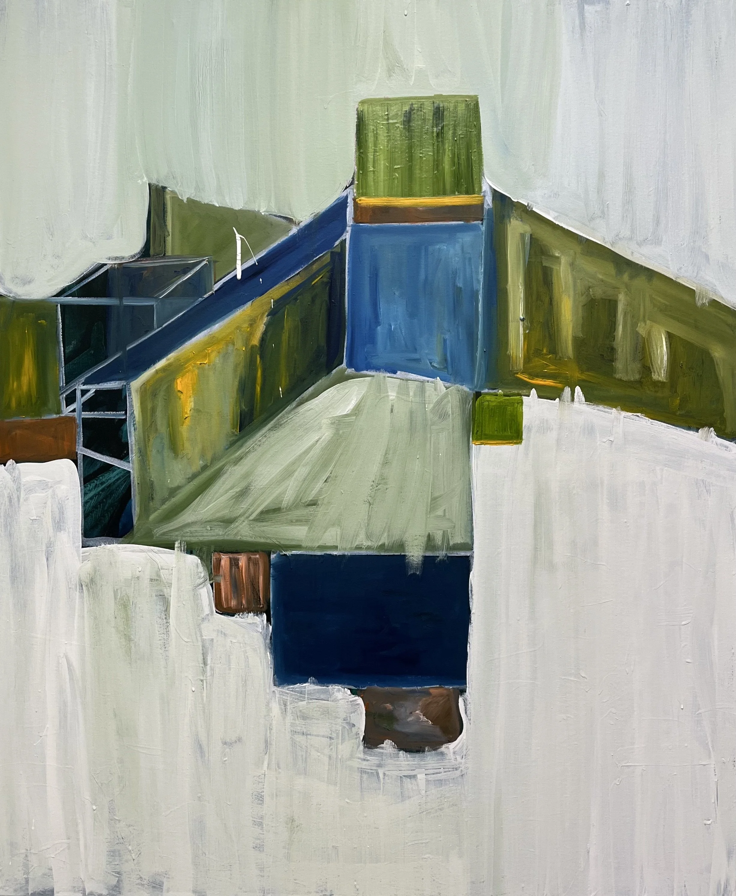 • to not stop would be a path to regret • (48 x 40 in)