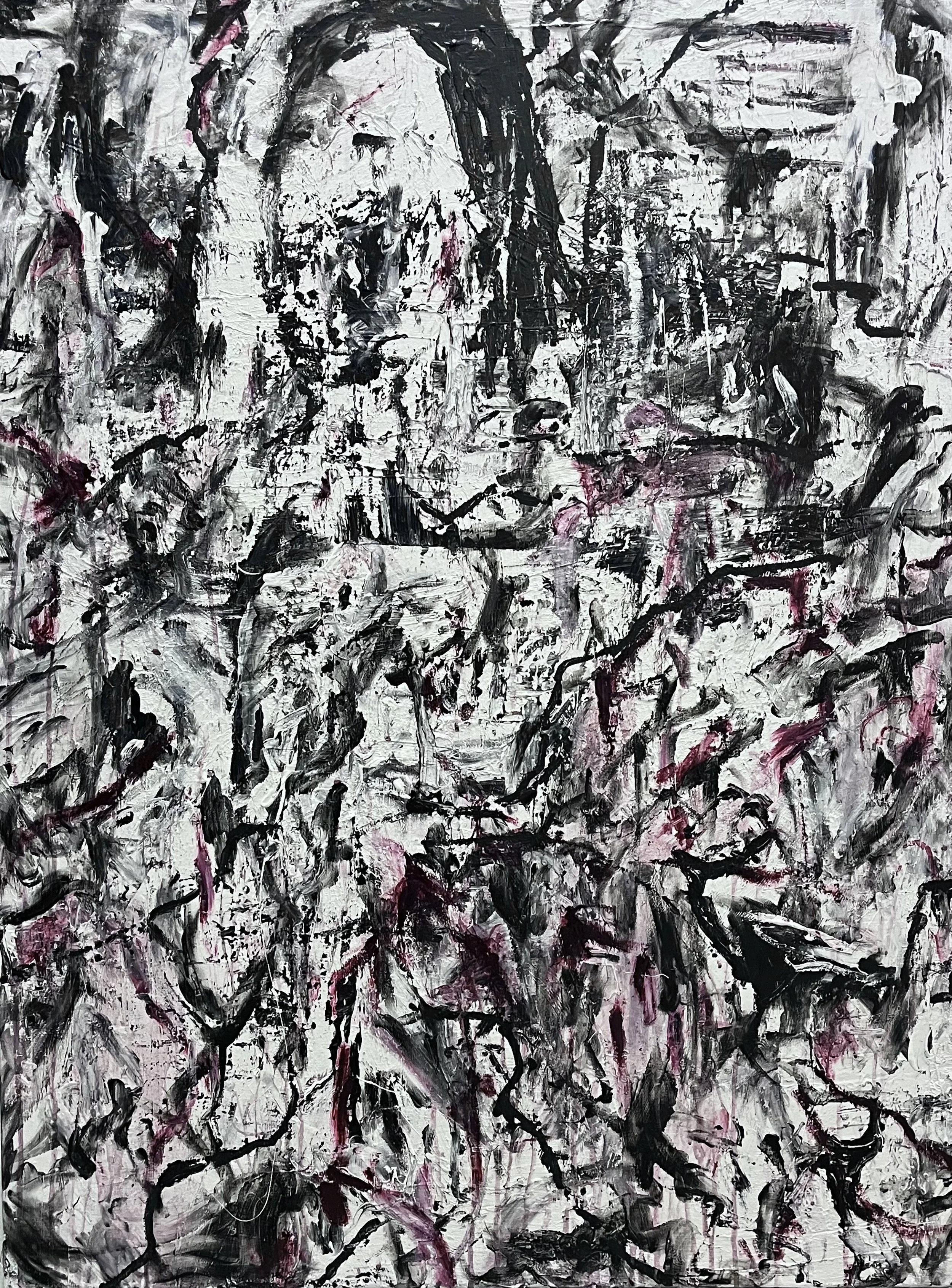 • lists to implode • (40 x 30 in)