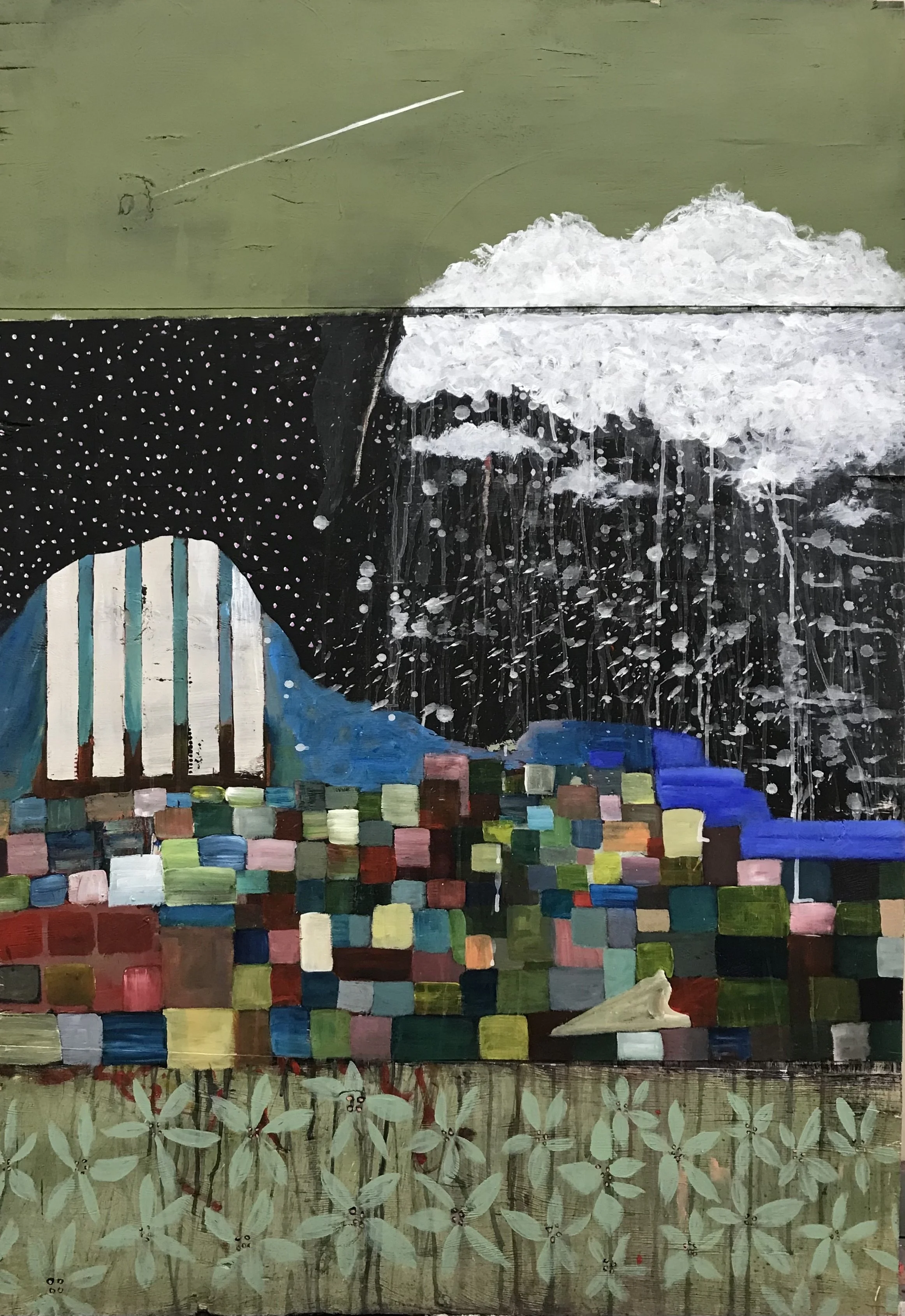 • hail over me and the city that i live in • (39x57)