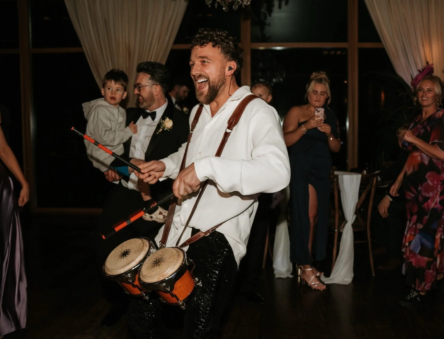 It&rsquo;s never random.
It&rsquo;s knowing exactly when to step in.

Live percussion through the dance floor - not overpowering it, not stealing it - just lifting it 🪩

2026 dates are filling 🙌🏼 enquire via link in bio.

Photo Credit:
@nikkipaxto