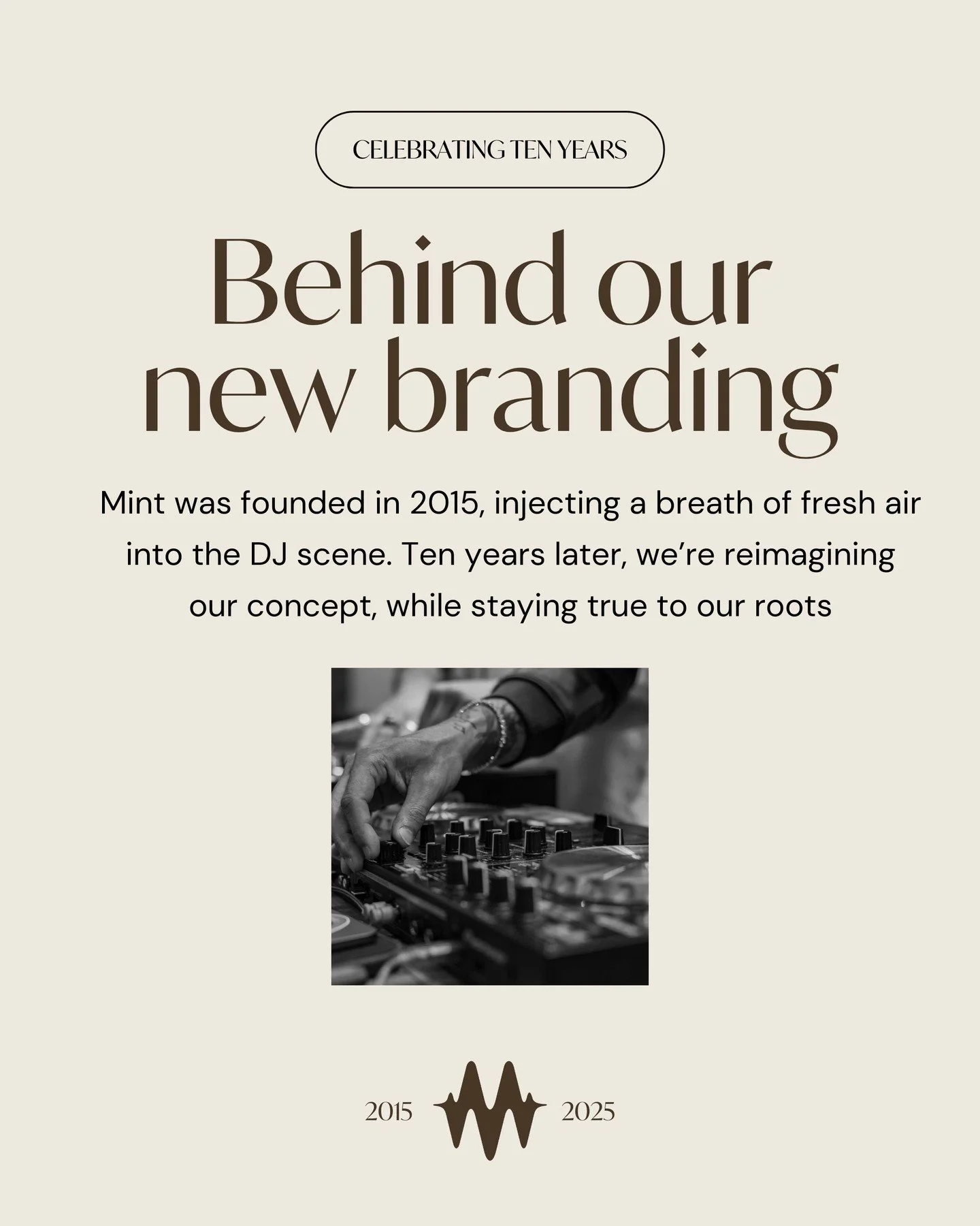 With 2025 kicking off strong, we wanted to share some behind-the-scenes information on the new look and feel of Mint DJ &amp; Event Group. So much fun stuff to come in the new year. 🎇