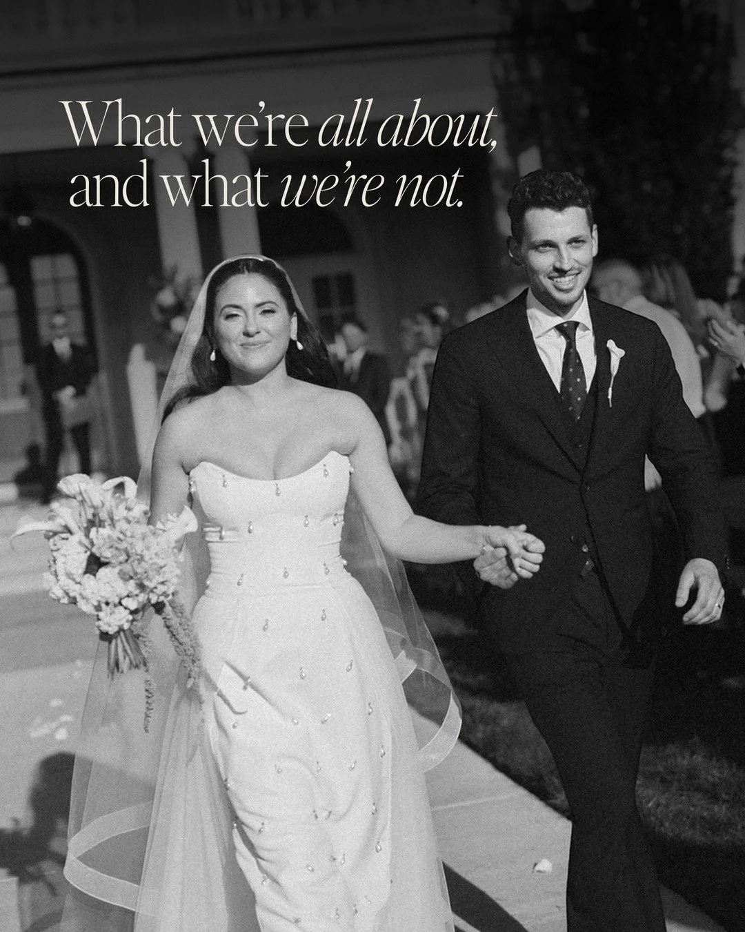 We're all about those unforgettable moments that feel perfectly *you* &mdash; and absolutely *not* about anything less.

From steering clear of those cookie-cutter playlists to ensuring every mic moment is smooth and seamless, we thrive on creating a